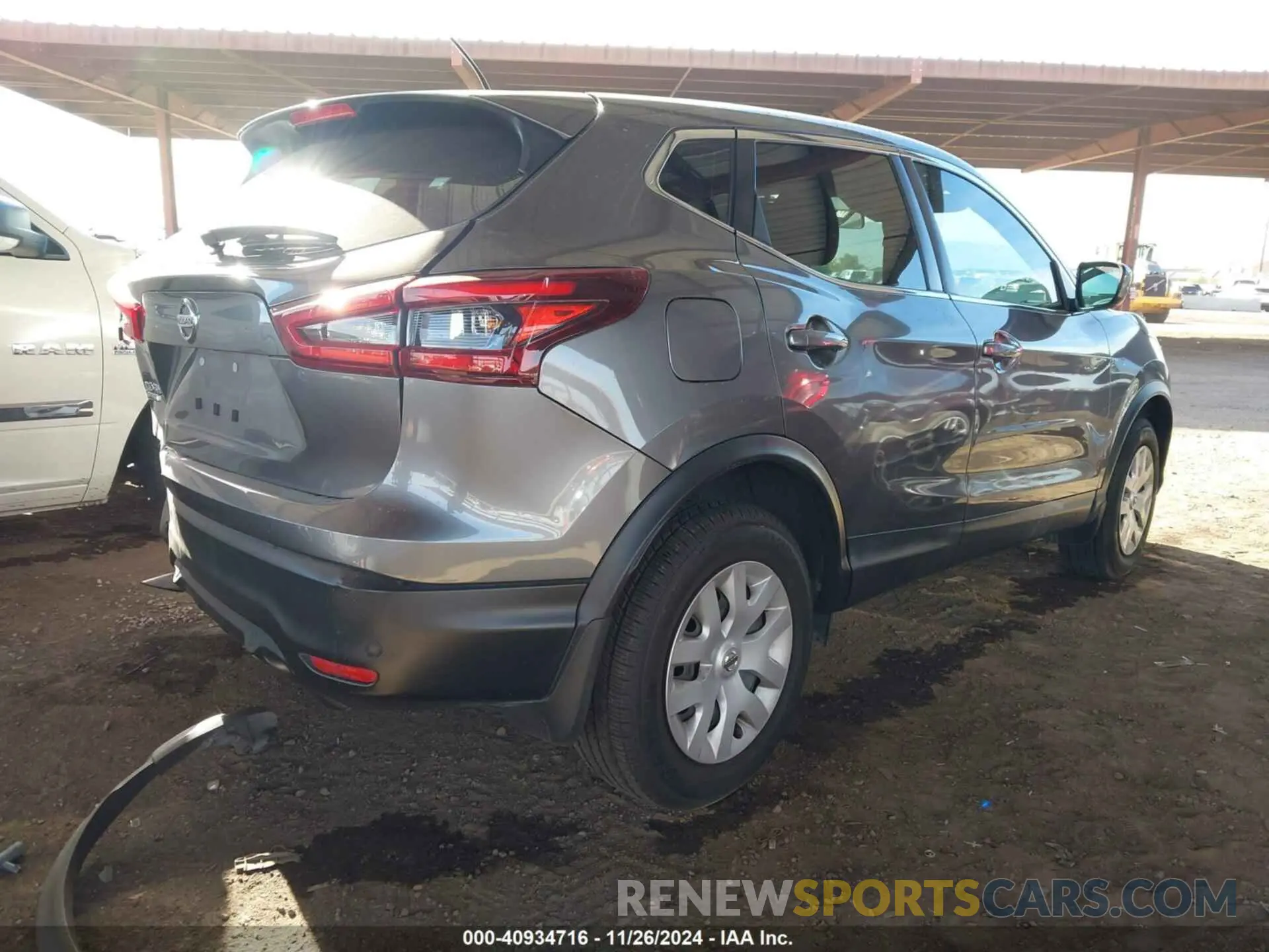 4 fotografías del automóvil dañado JN1BJ1CV4LW276060 NISSAN ROGUE SPORT 2020