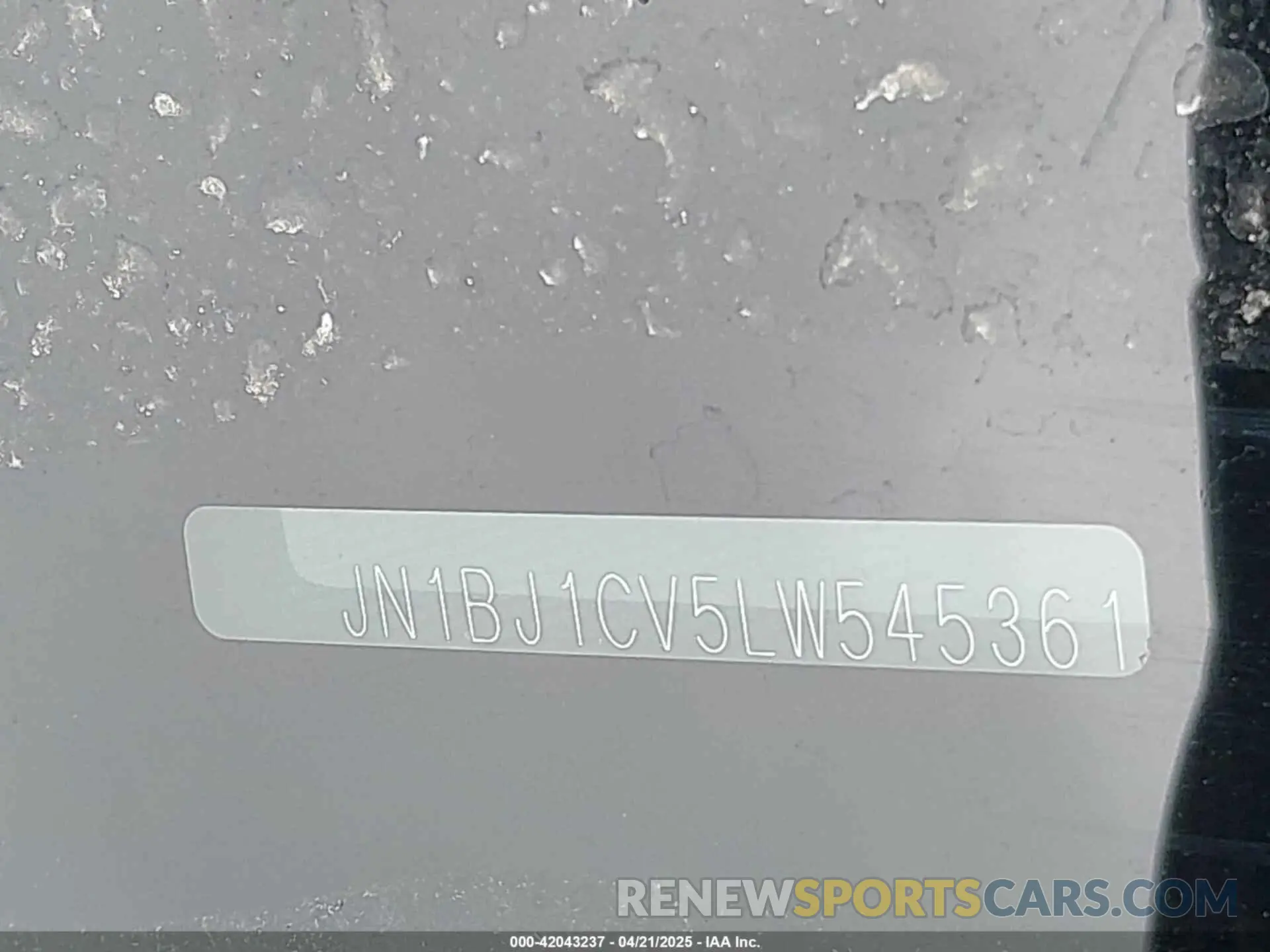 9 fotografías del automóvil dañado JN1BJ1CV5LW545361 NISSAN ROGUE SPORT 2020