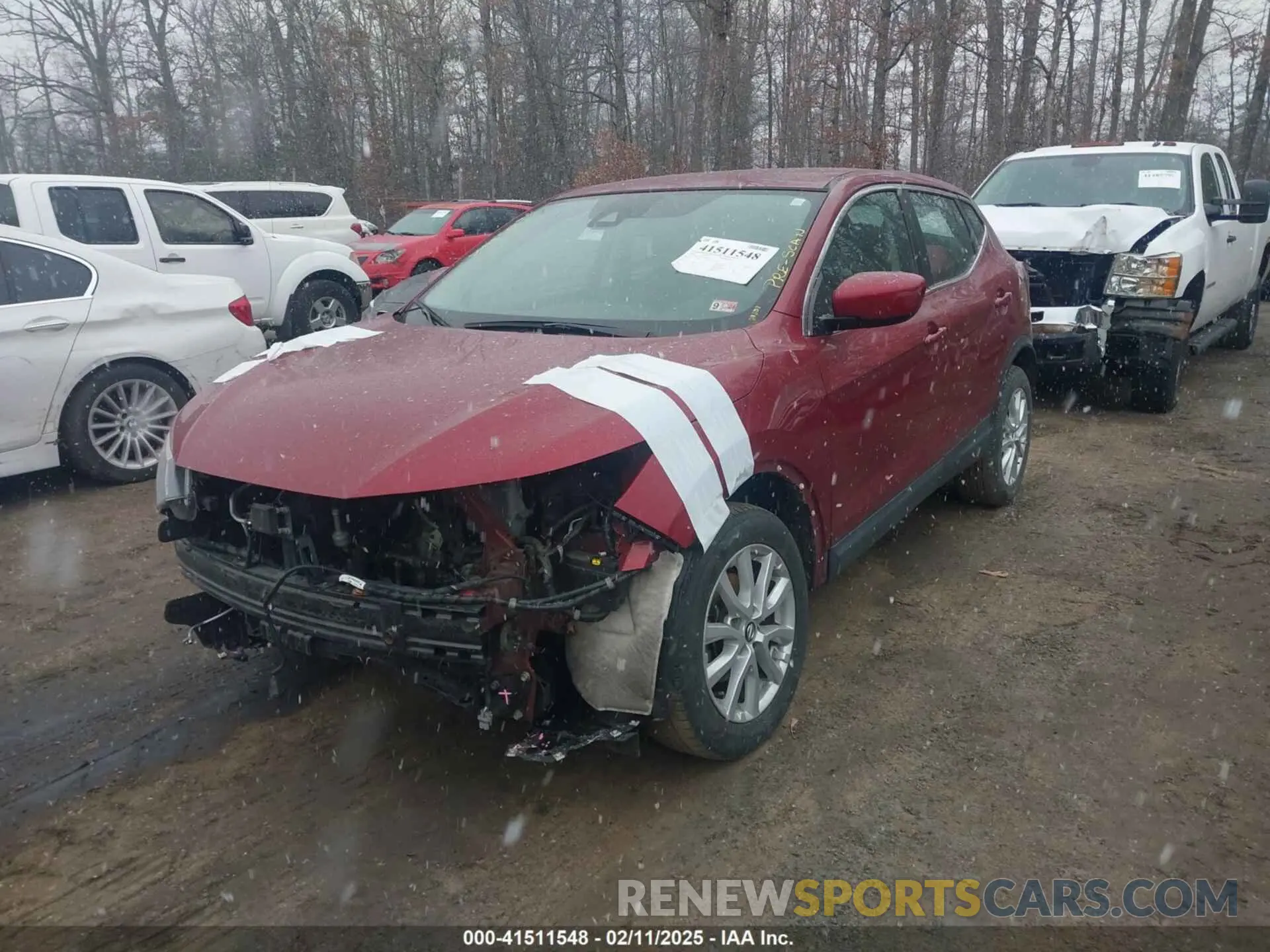 2 fotografías del automóvil dañado JN1BJ1CVXLW268982 NISSAN ROGUE SPORT 2020