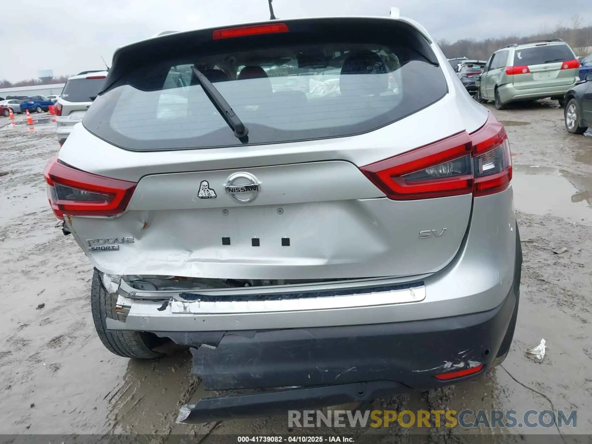 17 fotografías del automóvil dañado JN1BJ1CVXLW276080 NISSAN ROGUE SPORT 2020