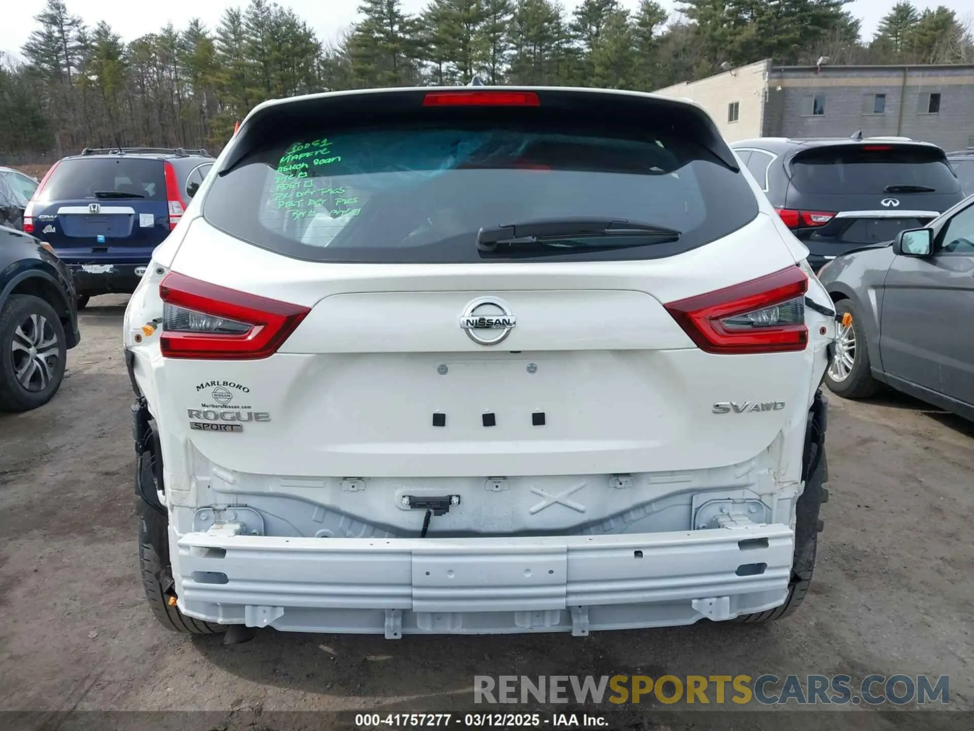 17 fotografías del automóvil dañado JN1BJ1CW2LW649704 NISSAN ROGUE SPORT 2020