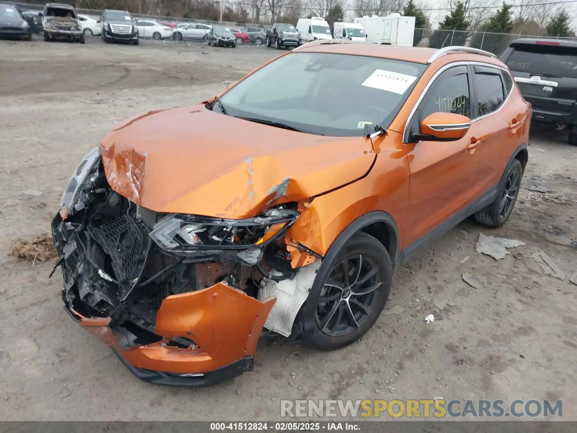 2 fotografías del automóvil dañado JN1BJ1CW3LW373260 NISSAN ROGUE SPORT 2020