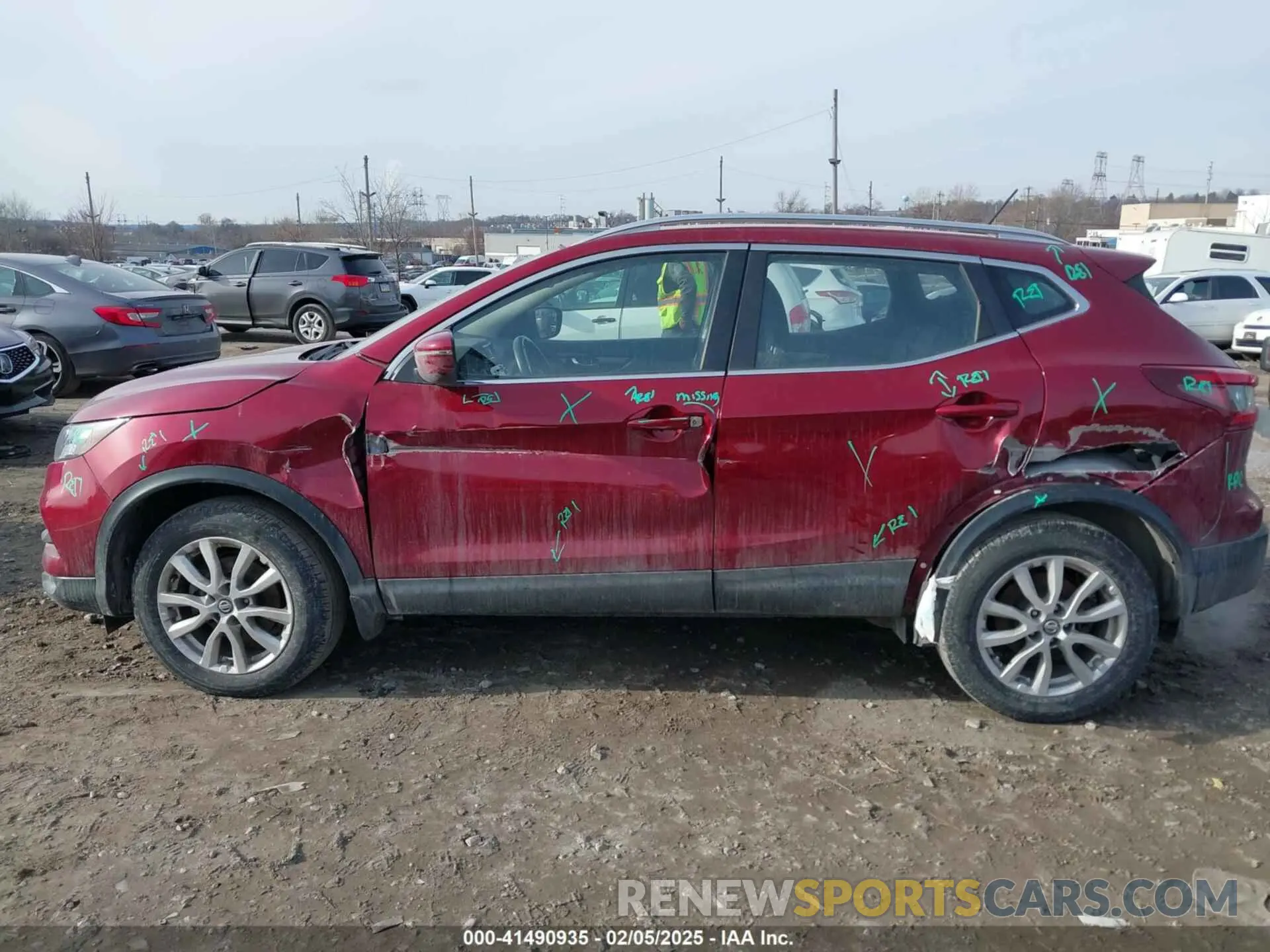 14 fotografías del automóvil dañado JN1BJ1CW3LW383089 NISSAN ROGUE SPORT 2020