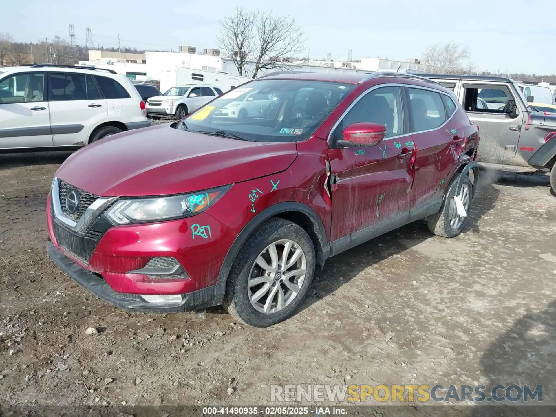 2 fotografías del automóvil dañado JN1BJ1CW3LW383089 NISSAN ROGUE SPORT 2020