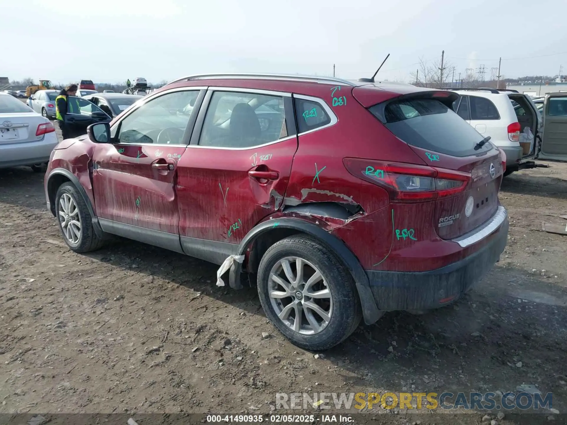 3 fotografías del automóvil dañado JN1BJ1CW3LW383089 NISSAN ROGUE SPORT 2020