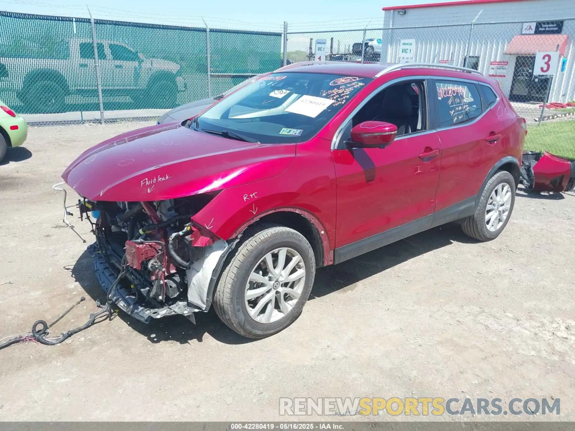 2 fotografías del automóvil dañado JN1BJ1CW4LW387135 NISSAN ROGUE SPORT 2020