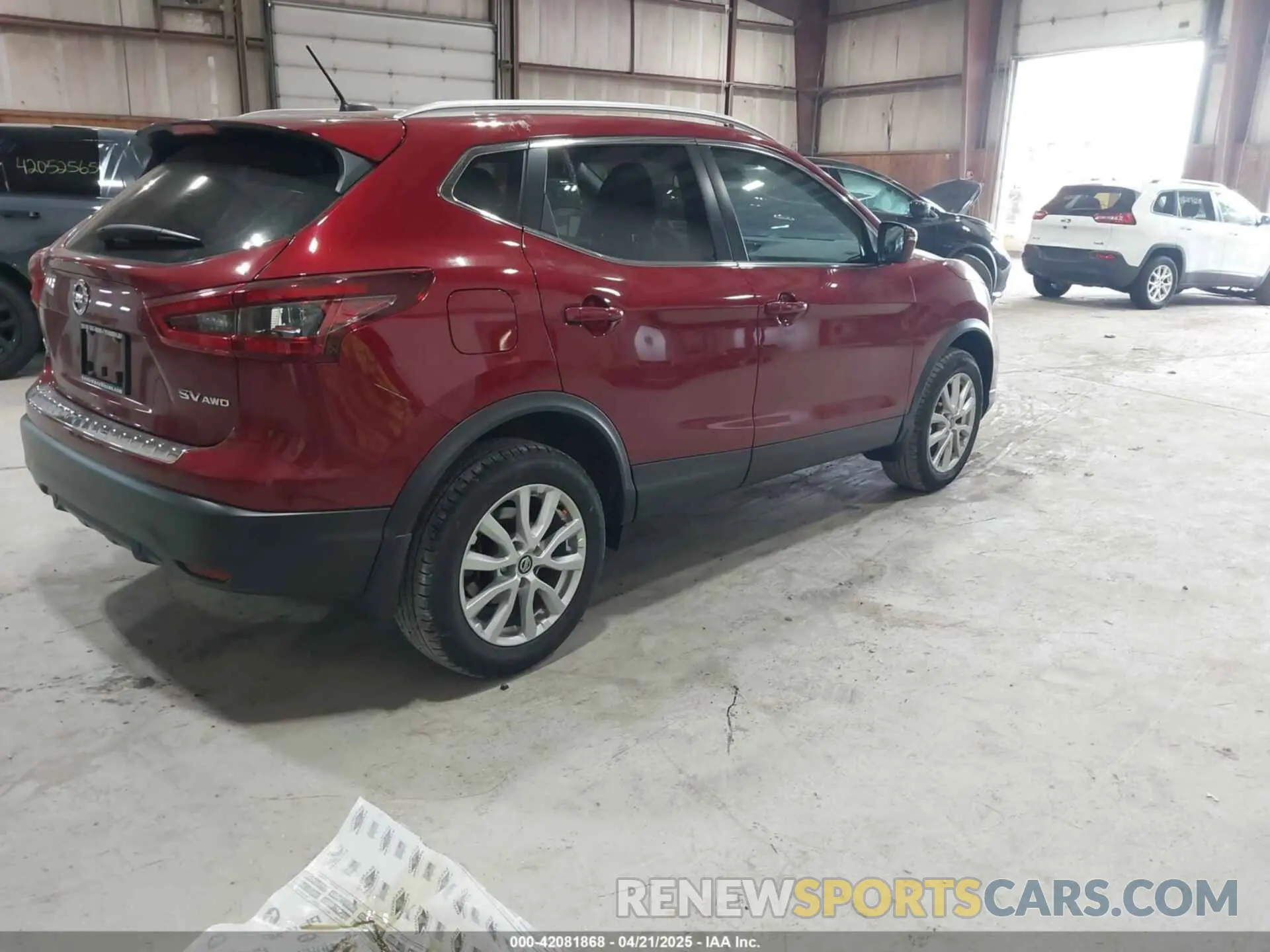 4 fotografías del automóvil dañado JN1BJ1CW5LW388780 NISSAN ROGUE SPORT 2020