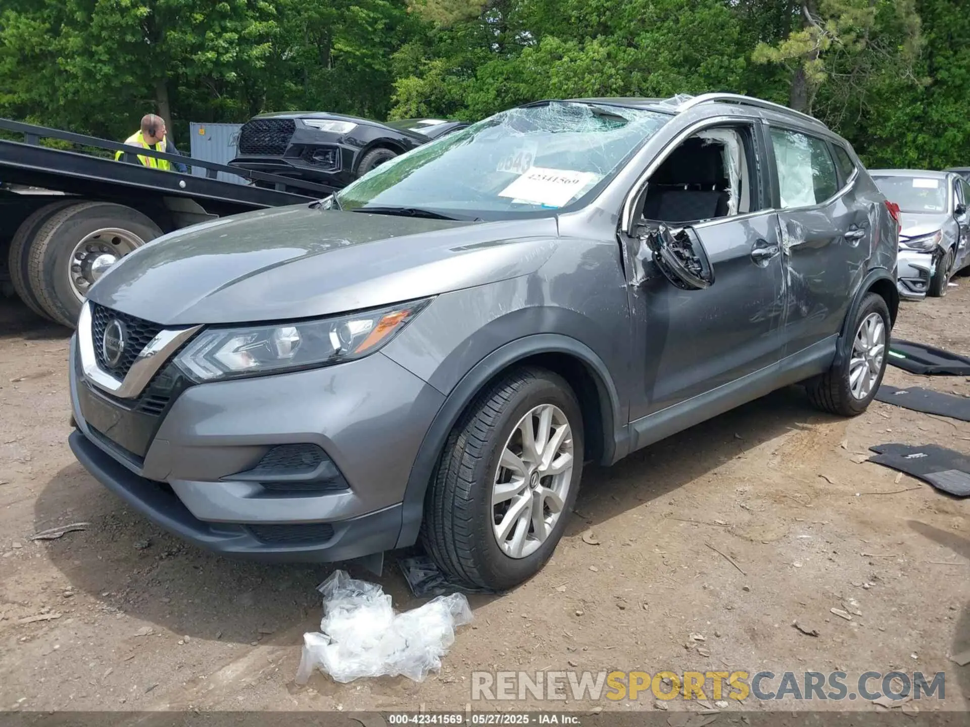 2 fotografías del automóvil dañado JN1BJ1CW6LW378470 NISSAN ROGUE SPORT 2020