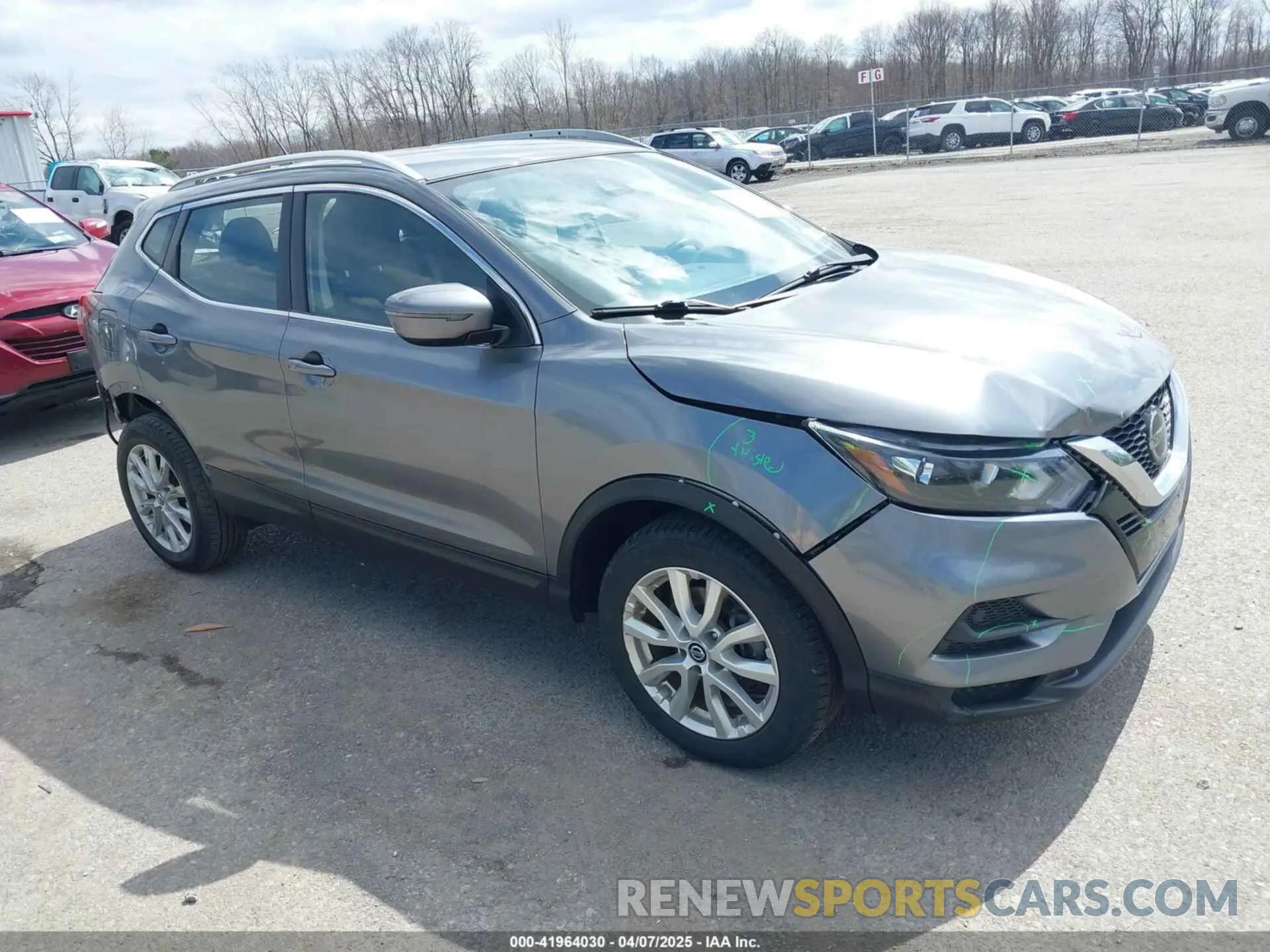 1 fotografías del automóvil dañado JN1BJ1CW8LW362822 NISSAN ROGUE SPORT 2020