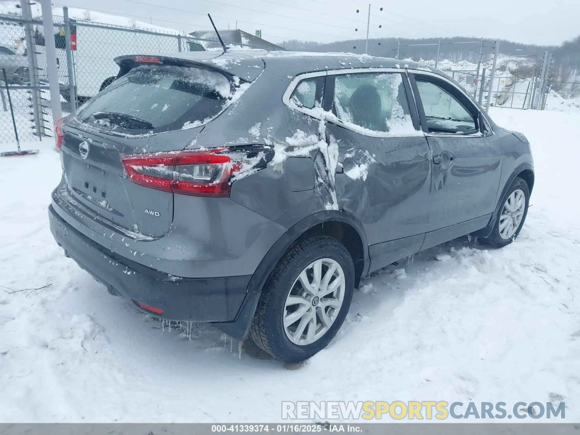 4 fotografías del automóvil dañado JN1BJ1CW9LW647237 NISSAN ROGUE SPORT 2020