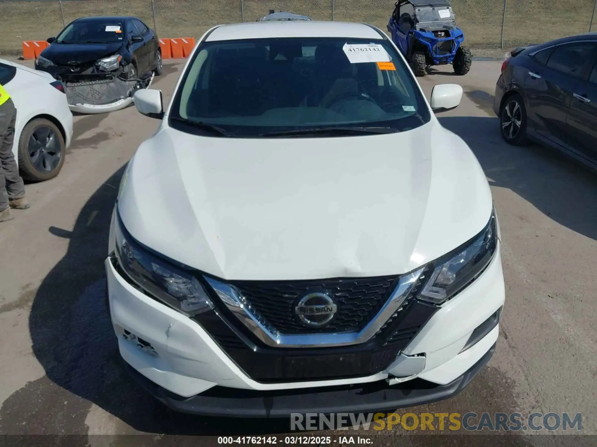 12 fotografías del automóvil dañado JN1BJ1AV0MW301315 NISSAN ROGUE SPORT 2021