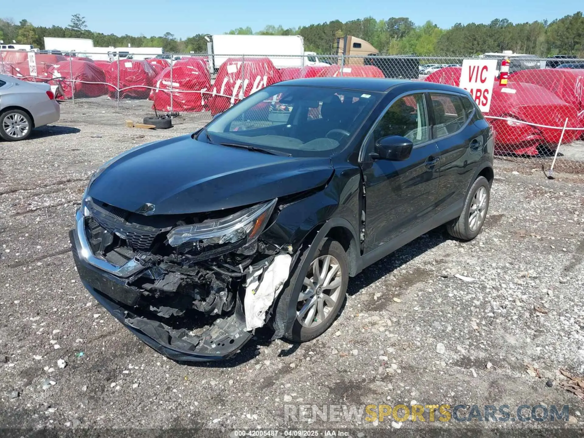 2 fotografías del automóvil dañado JN1BJ1AV7MW313283 NISSAN ROGUE SPORT 2021