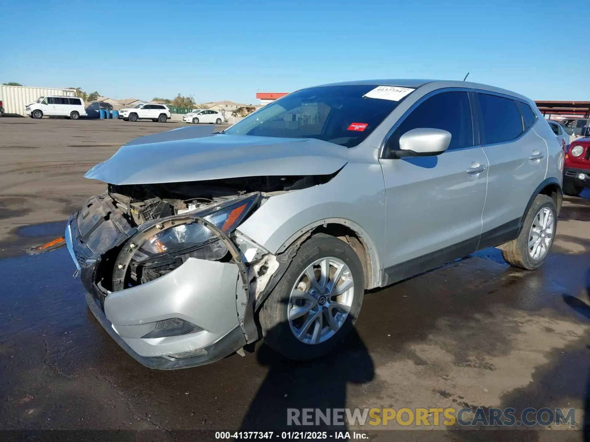 2 fotografías del automóvil dañado JN1BJ1AV9MW302012 NISSAN ROGUE SPORT 2021