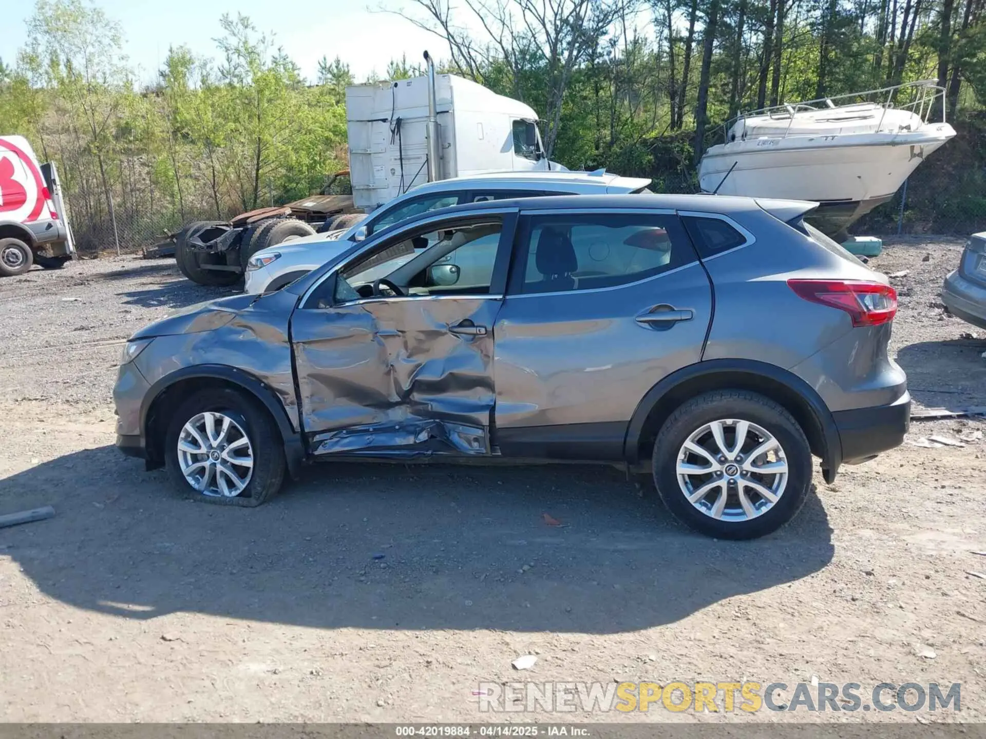 14 fotografías del automóvil dañado JN1BJ1AV9MW305766 NISSAN ROGUE SPORT 2021