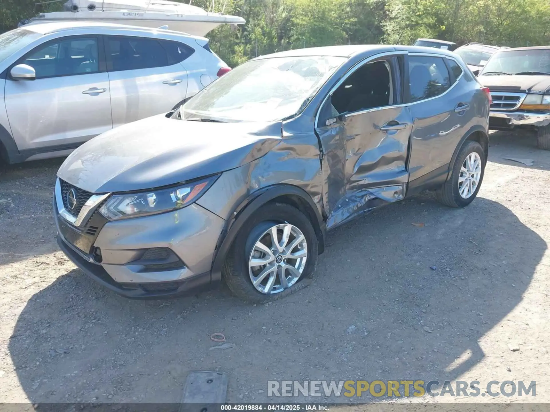 2 fotografías del automóvil dañado JN1BJ1AV9MW305766 NISSAN ROGUE SPORT 2021