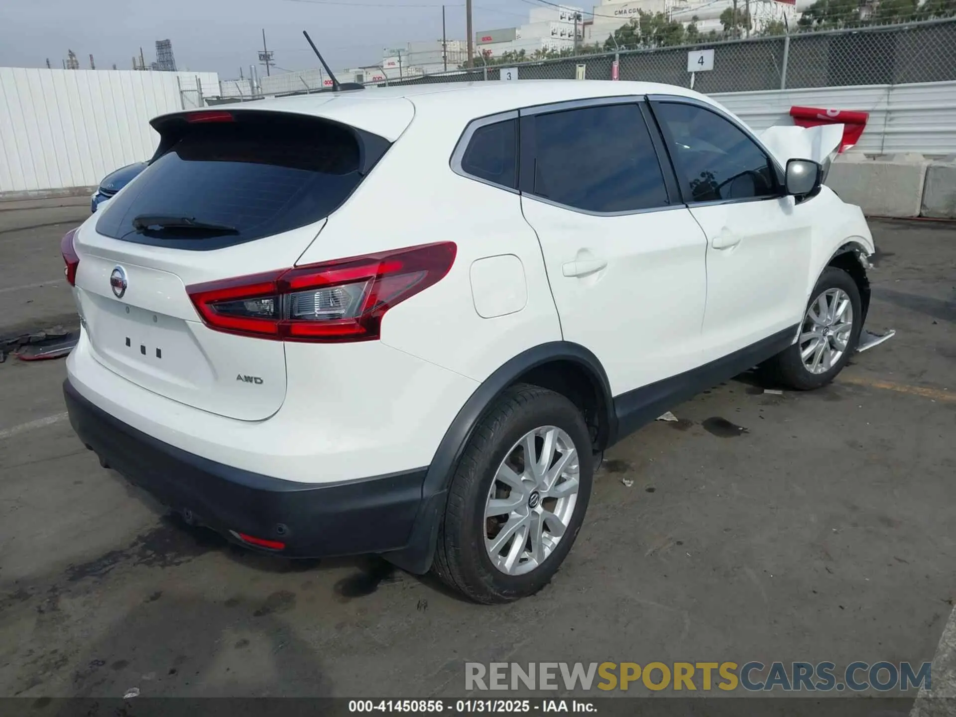 4 fotografías del automóvil dañado JN1BJ1AW0MW445472 NISSAN ROGUE SPORT 2021