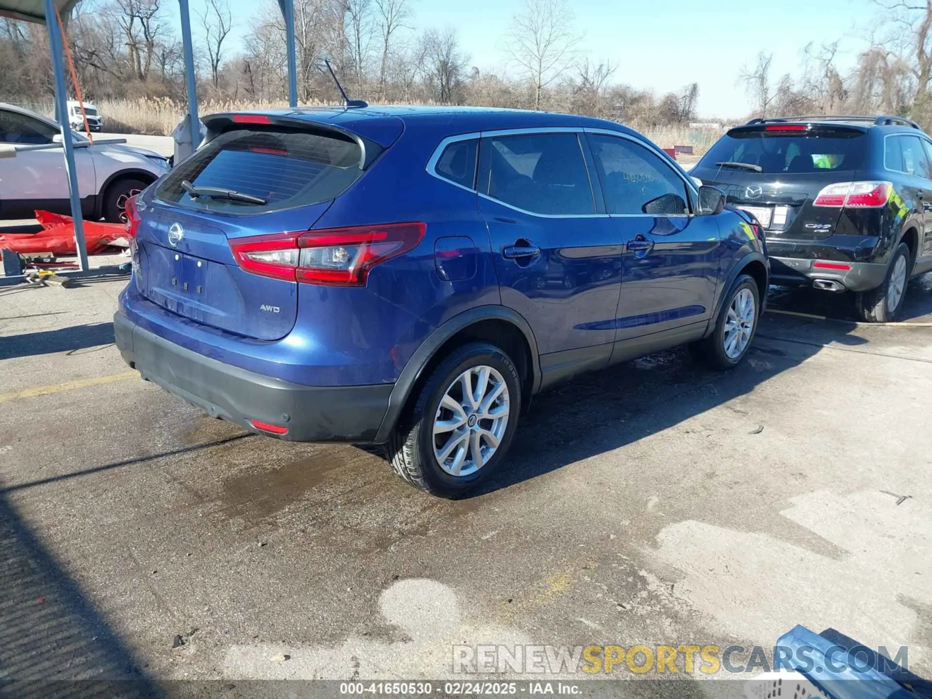 4 fotografías del automóvil dañado JN1BJ1AW3MW421196 NISSAN ROGUE SPORT 2021