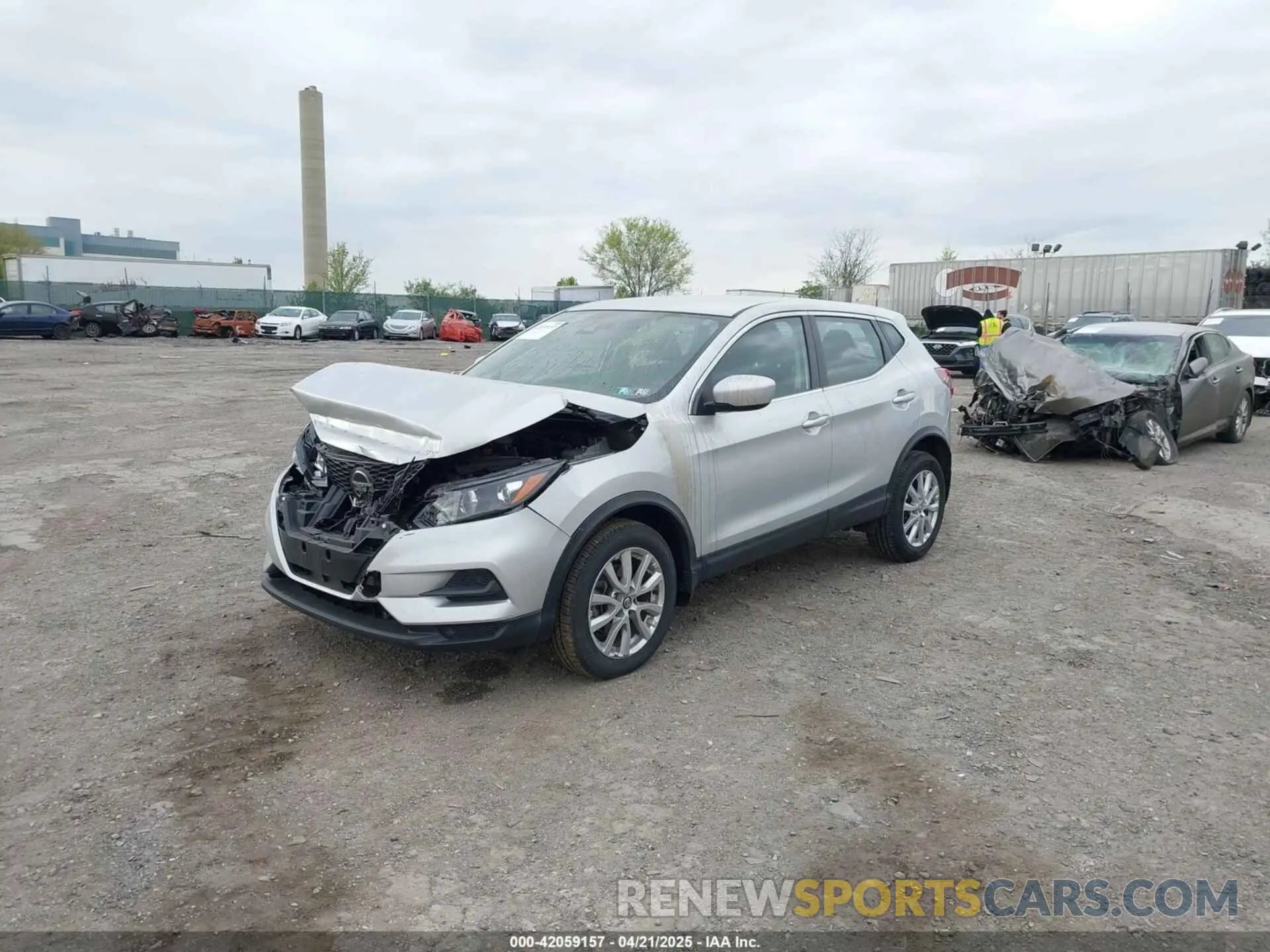 2 fotografías del automóvil dañado JN1BJ1AW3MW662336 NISSAN ROGUE SPORT 2021