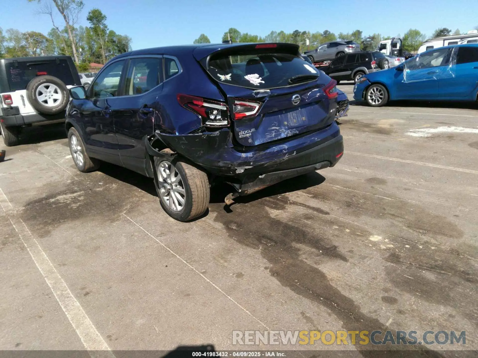 3 fotografías del automóvil dañado JN1BJ1AW6MW429079 NISSAN ROGUE SPORT 2021
