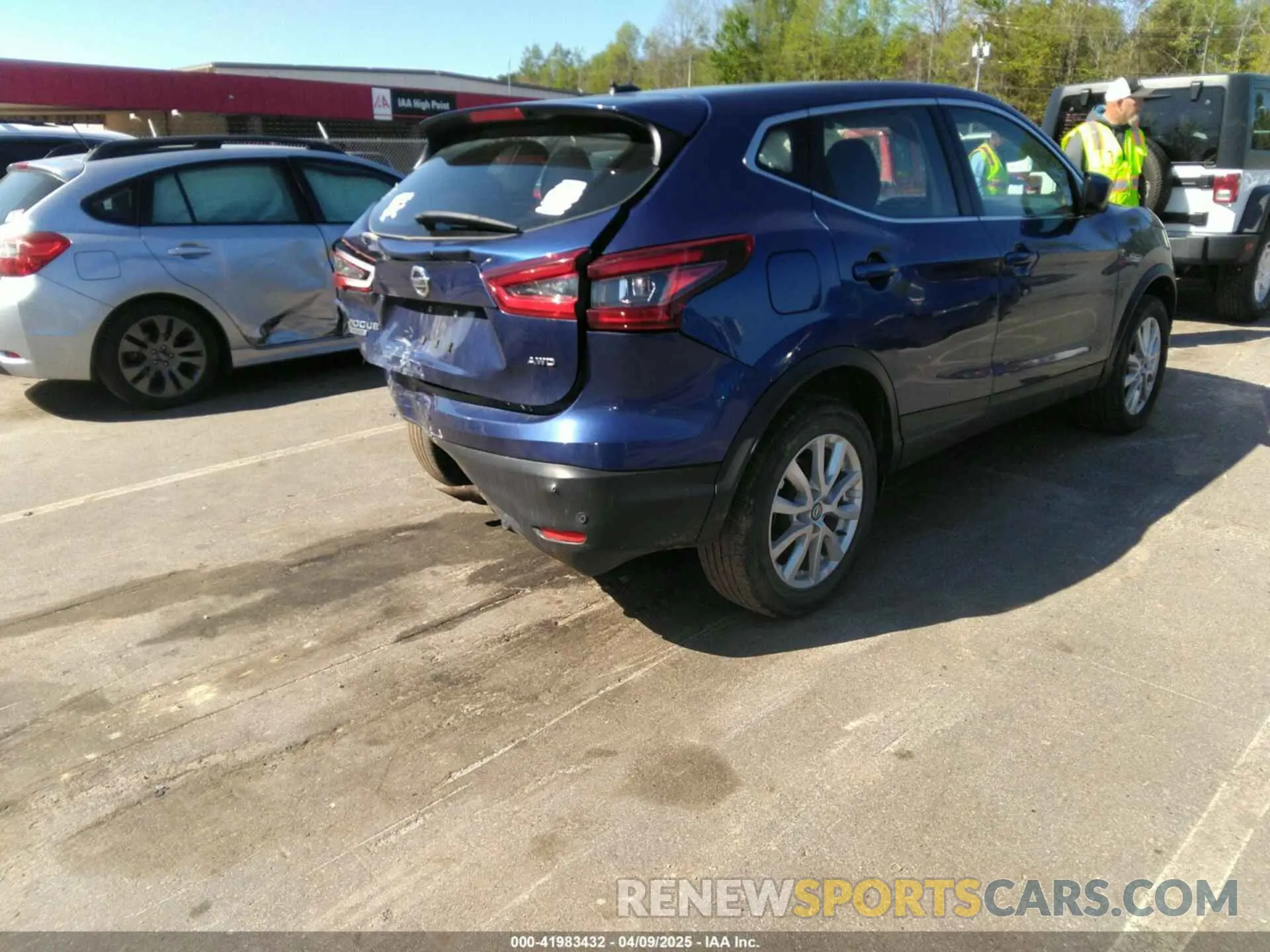 4 fotografías del automóvil dañado JN1BJ1AW6MW429079 NISSAN ROGUE SPORT 2021