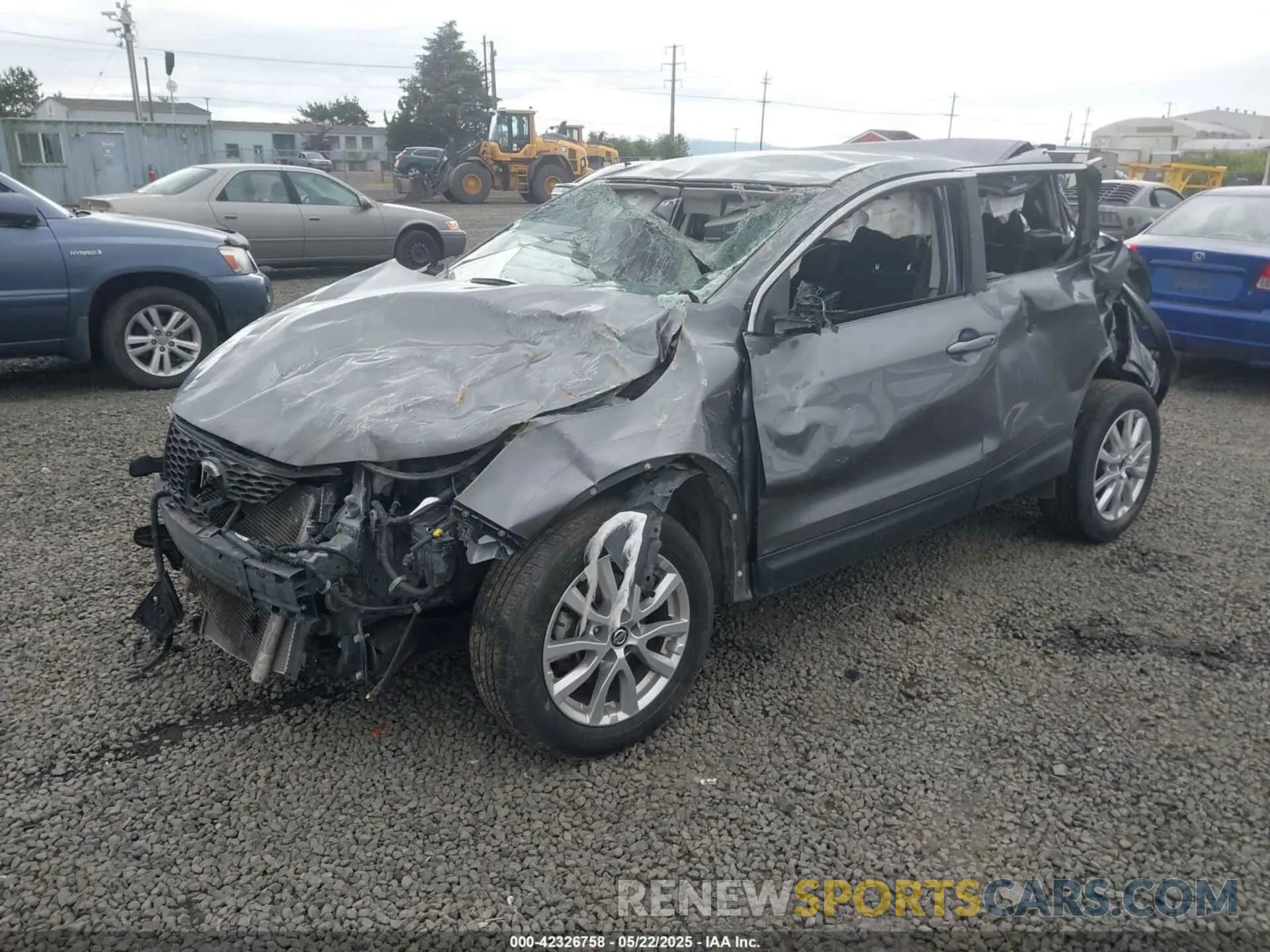 2 fotografías del automóvil dañado JN1BJ1AW7MW661397 NISSAN ROGUE SPORT 2021