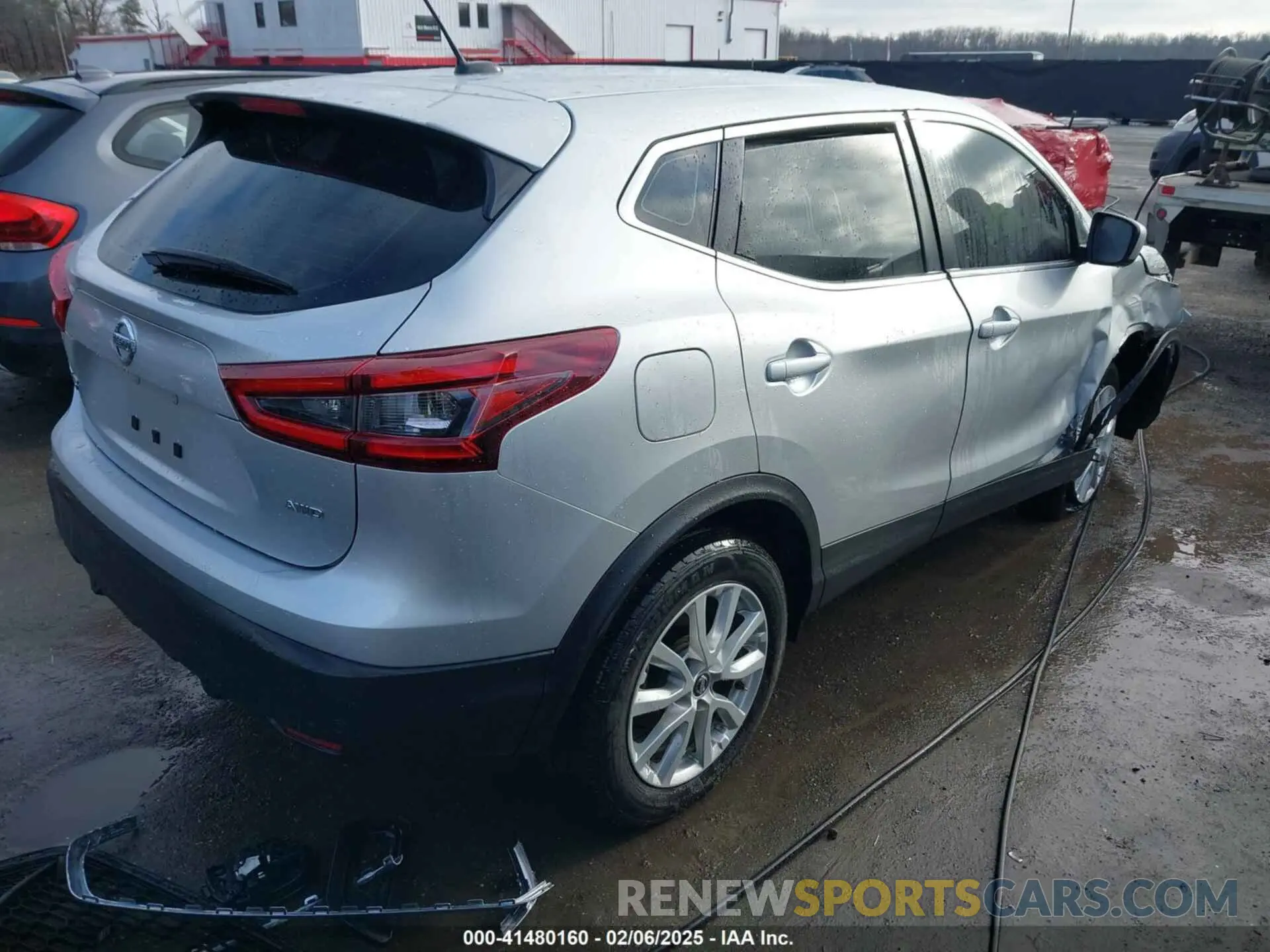 4 fotografías del automóvil dañado JN1BJ1AW7MW668429 NISSAN ROGUE SPORT 2021