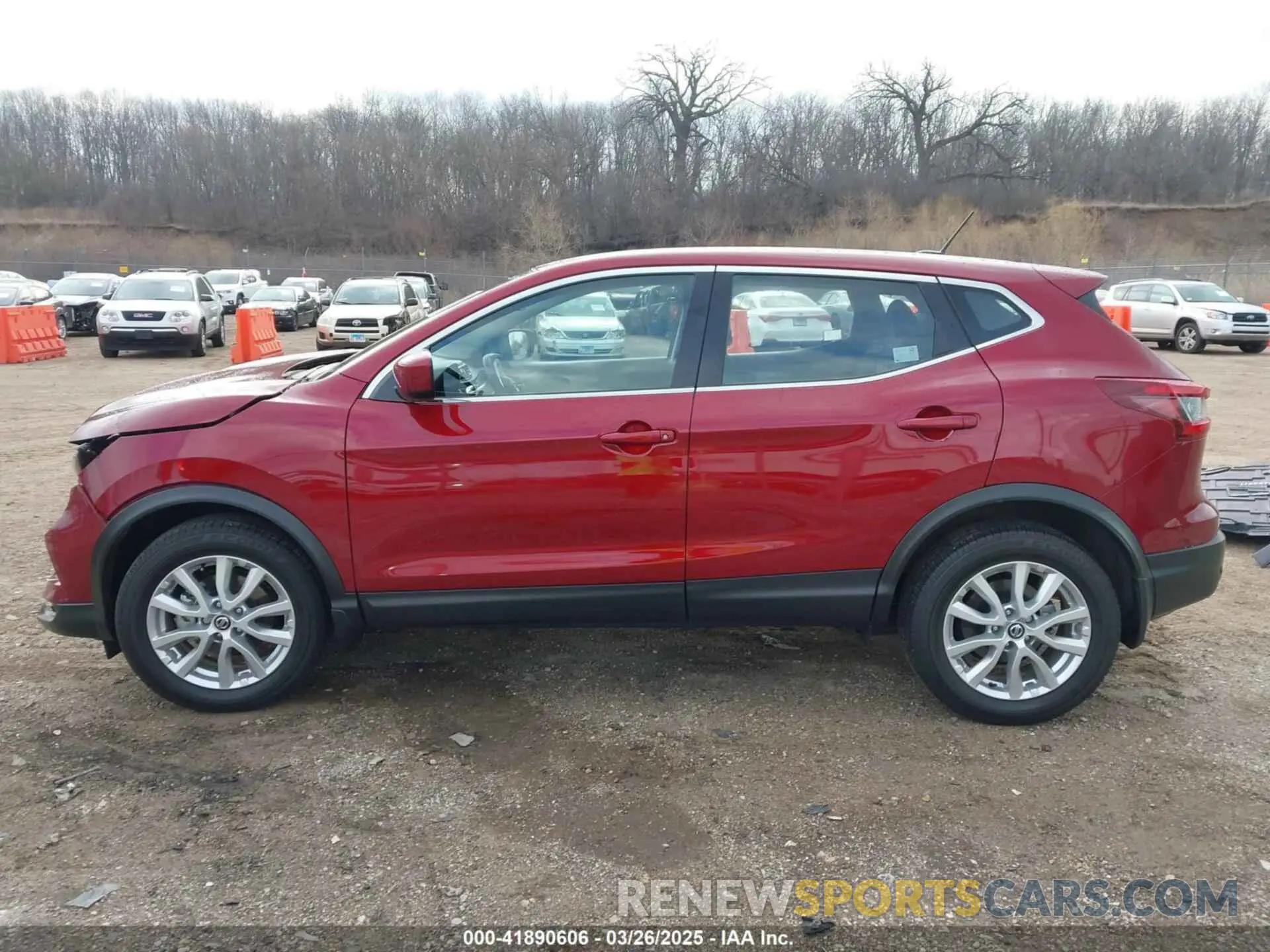 14 fotografías del automóvil dañado JN1BJ1AW9MW442053 NISSAN ROGUE SPORT 2021