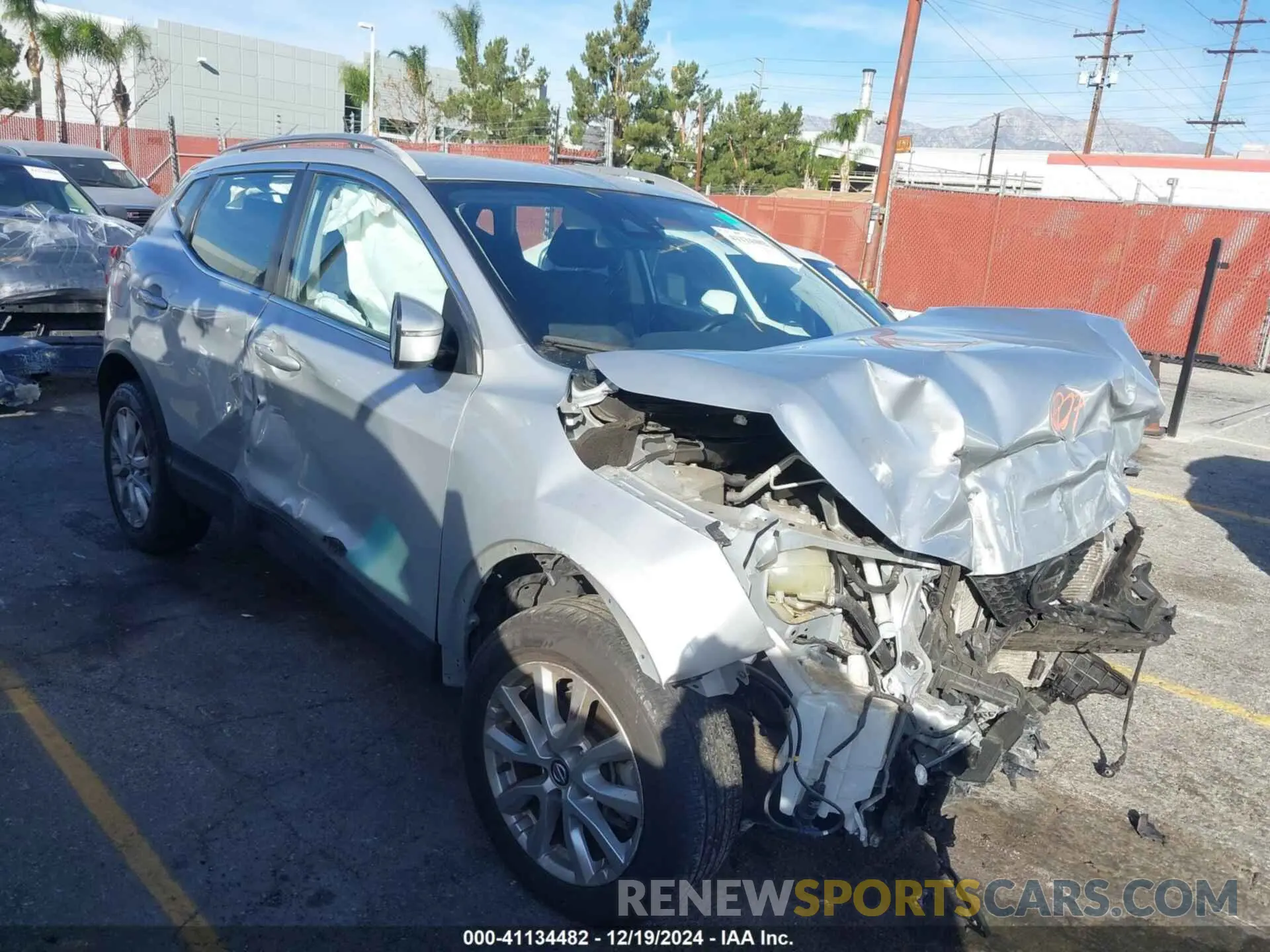 1 fotografías del automóvil dañado JN1BJ1BV0MW571188 NISSAN ROGUE SPORT 2021