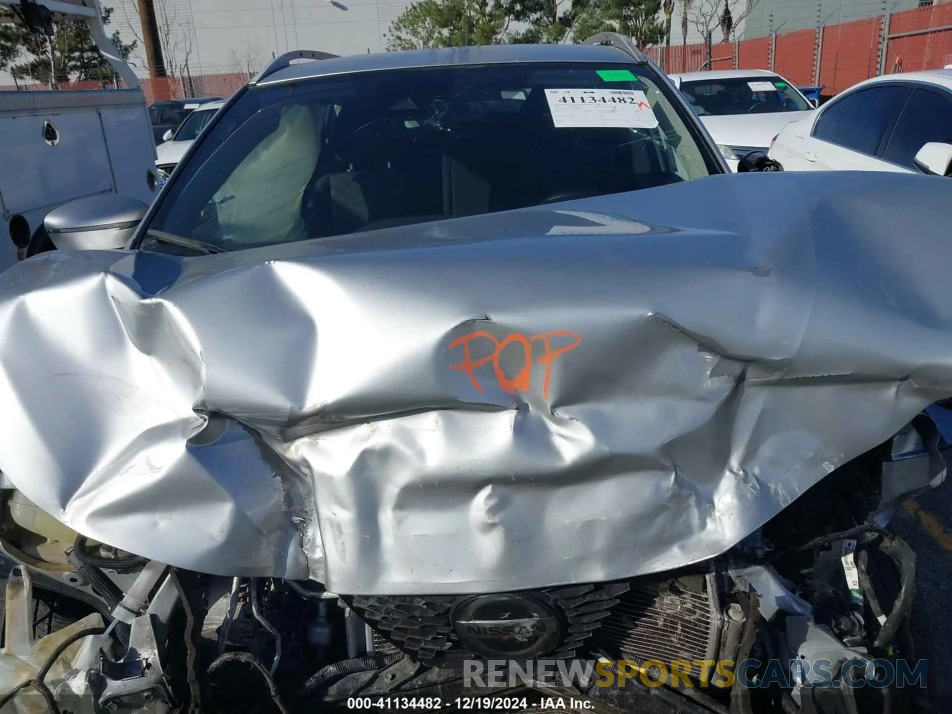 10 fotografías del automóvil dañado JN1BJ1BV0MW571188 NISSAN ROGUE SPORT 2021