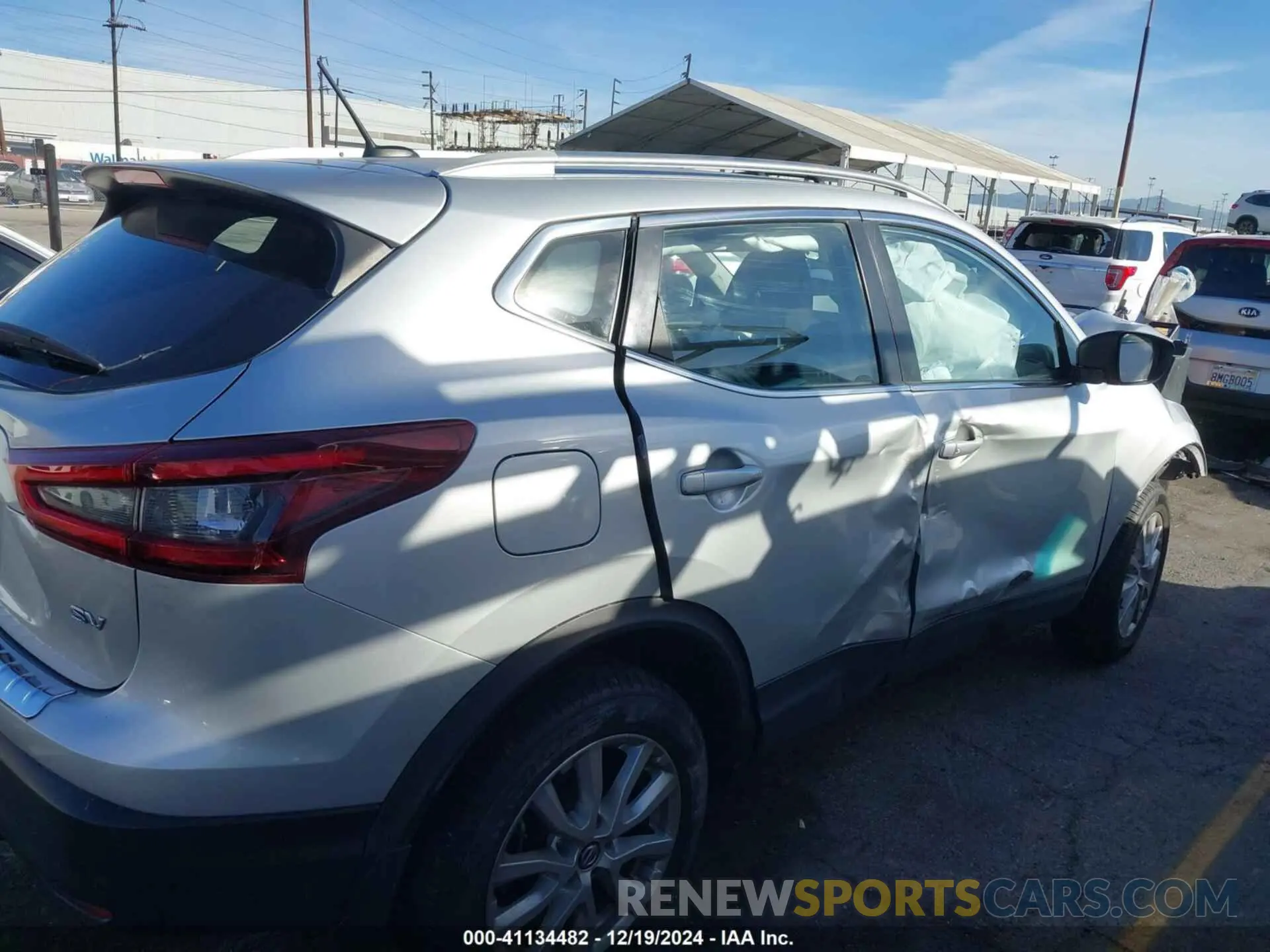 13 fotografías del automóvil dañado JN1BJ1BV0MW571188 NISSAN ROGUE SPORT 2021