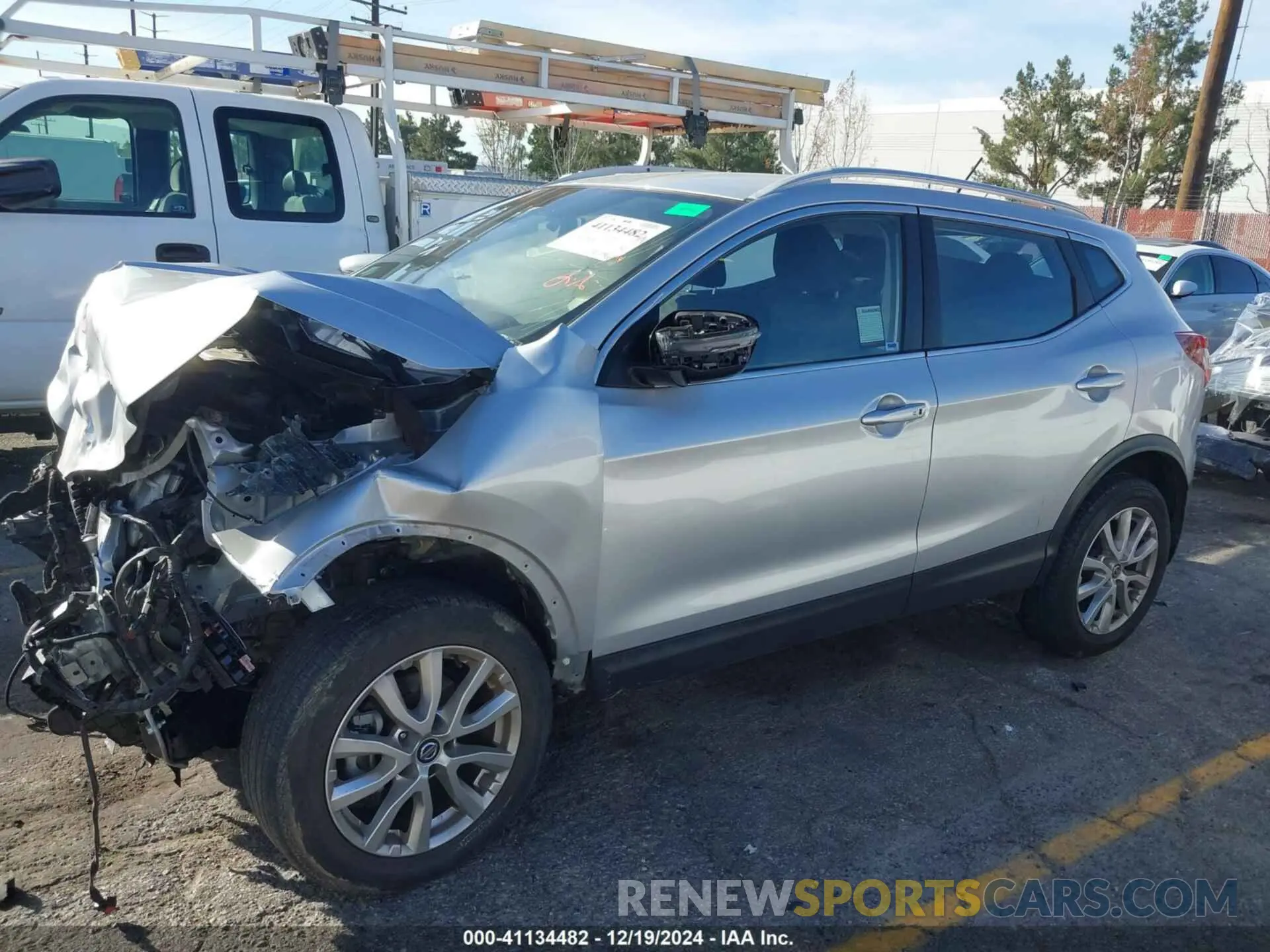 18 fotografías del automóvil dañado JN1BJ1BV0MW571188 NISSAN ROGUE SPORT 2021