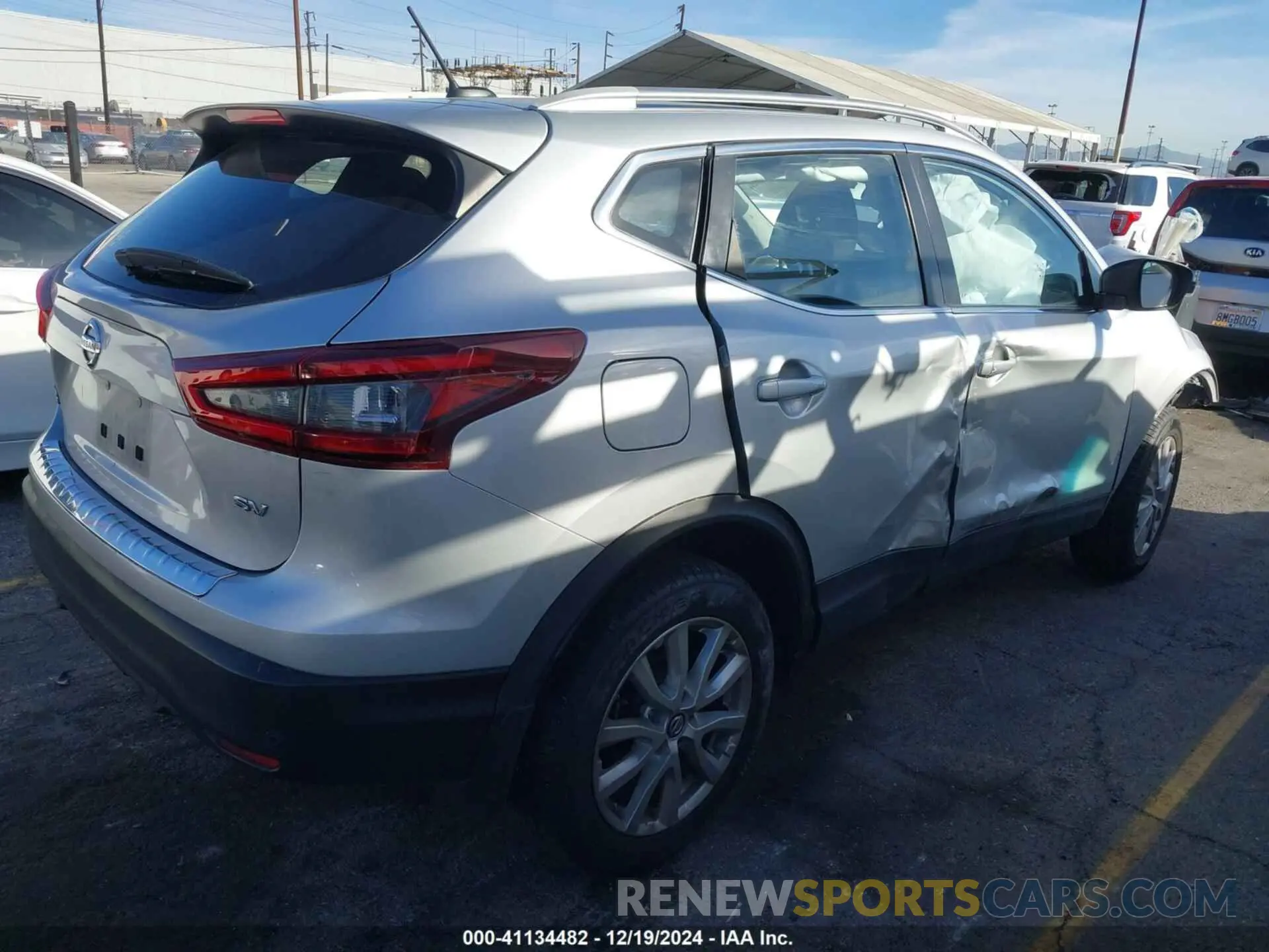 4 fotografías del automóvil dañado JN1BJ1BV0MW571188 NISSAN ROGUE SPORT 2021