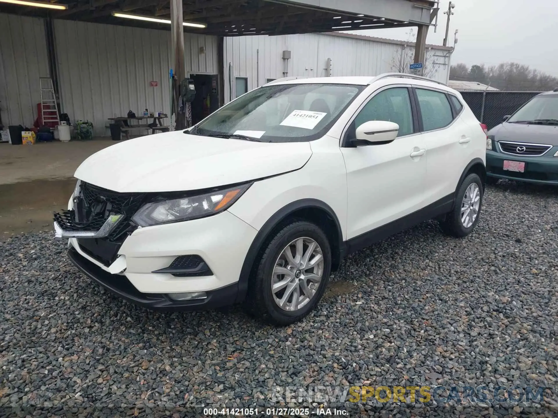 2 fotografías del automóvil dañado JN1BJ1BV2MW318714 NISSAN ROGUE SPORT 2021
