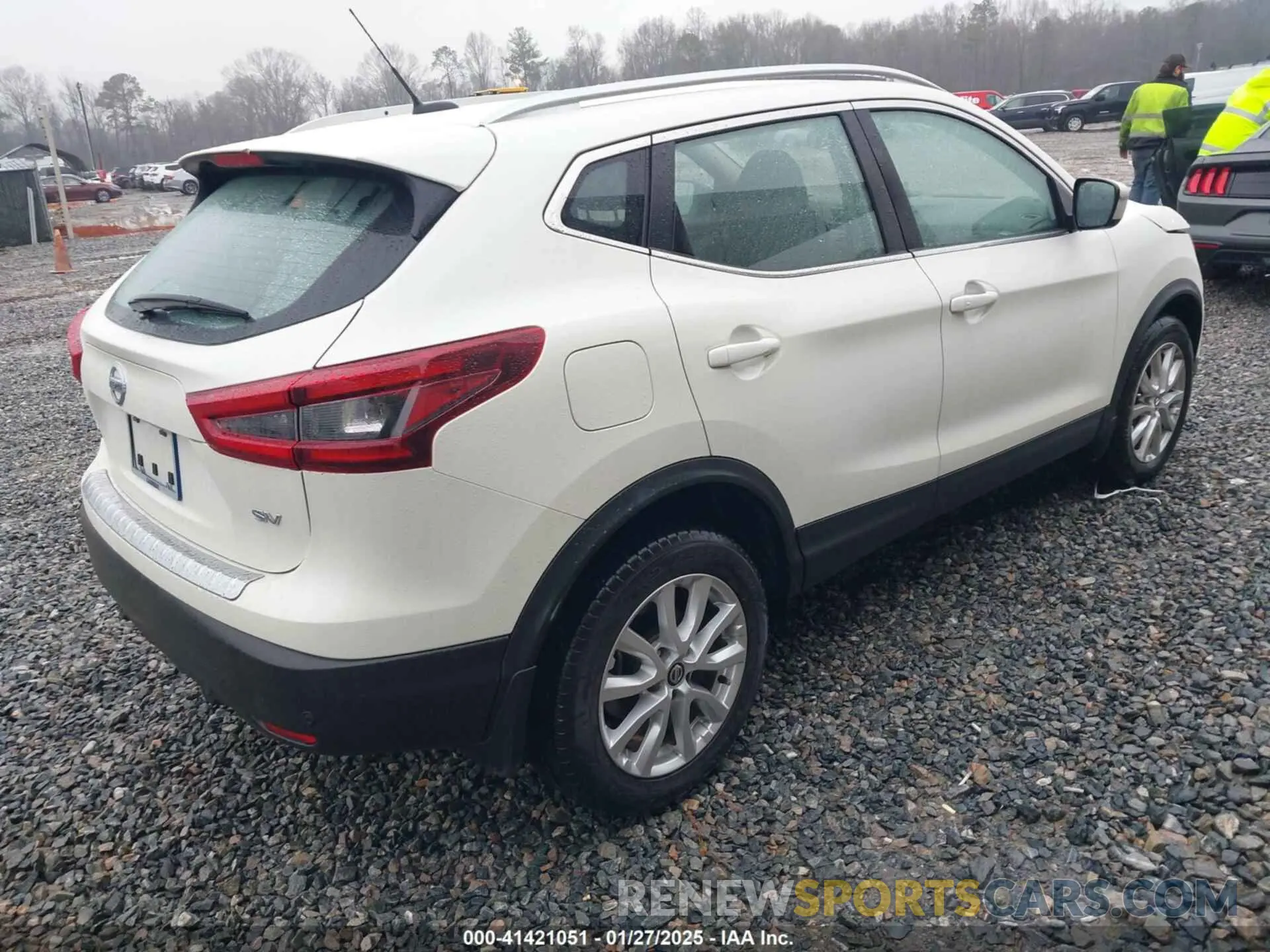 4 fotografías del automóvil dañado JN1BJ1BV2MW318714 NISSAN ROGUE SPORT 2021