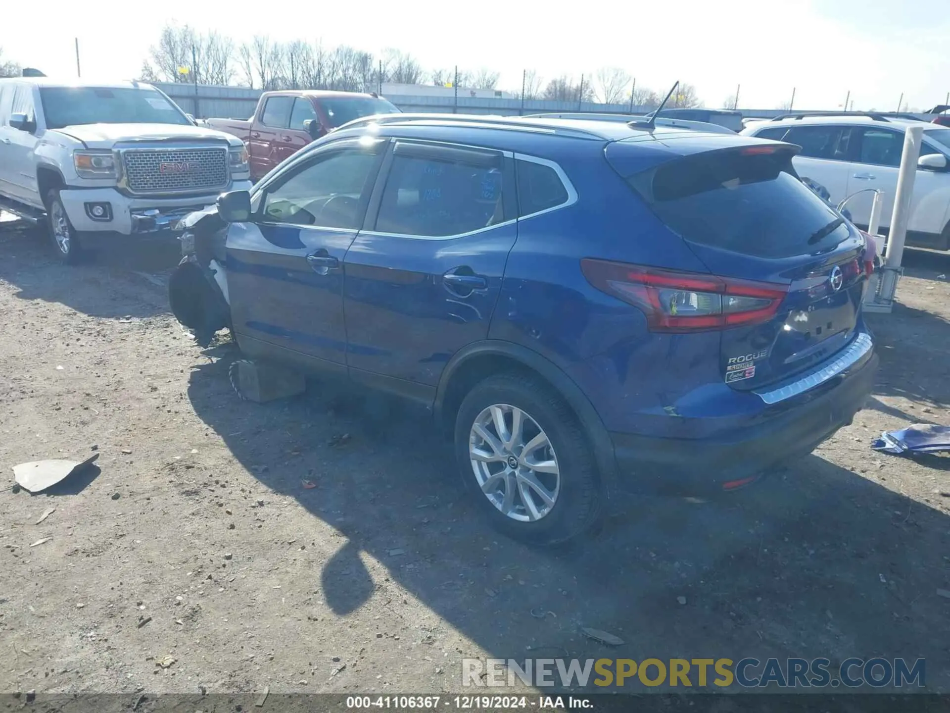 3 fotografías del automóvil dañado JN1BJ1BV6MW318912 NISSAN ROGUE SPORT 2021
