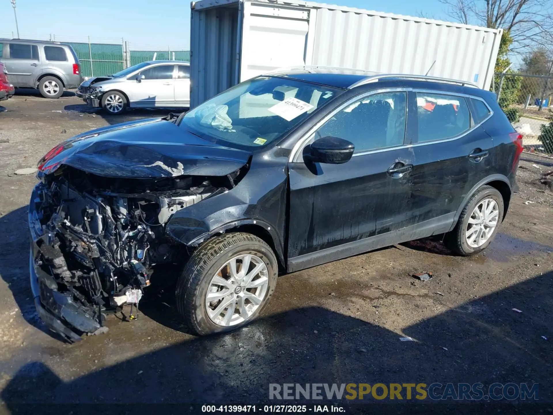 14 fotografías del automóvil dañado JN1BJ1BW8MW441037 NISSAN ROGUE SPORT 2021