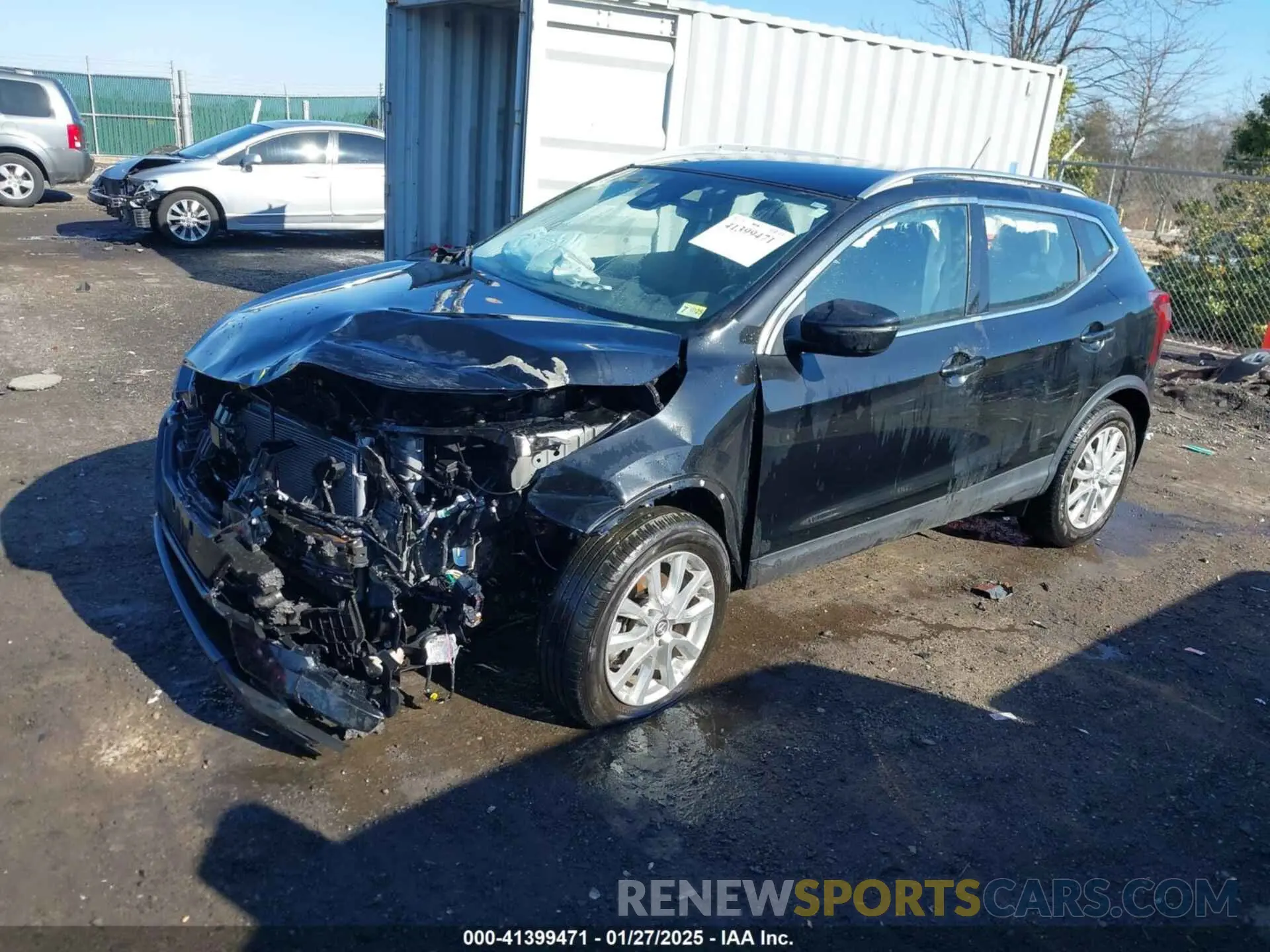 2 fotografías del automóvil dañado JN1BJ1BW8MW441037 NISSAN ROGUE SPORT 2021