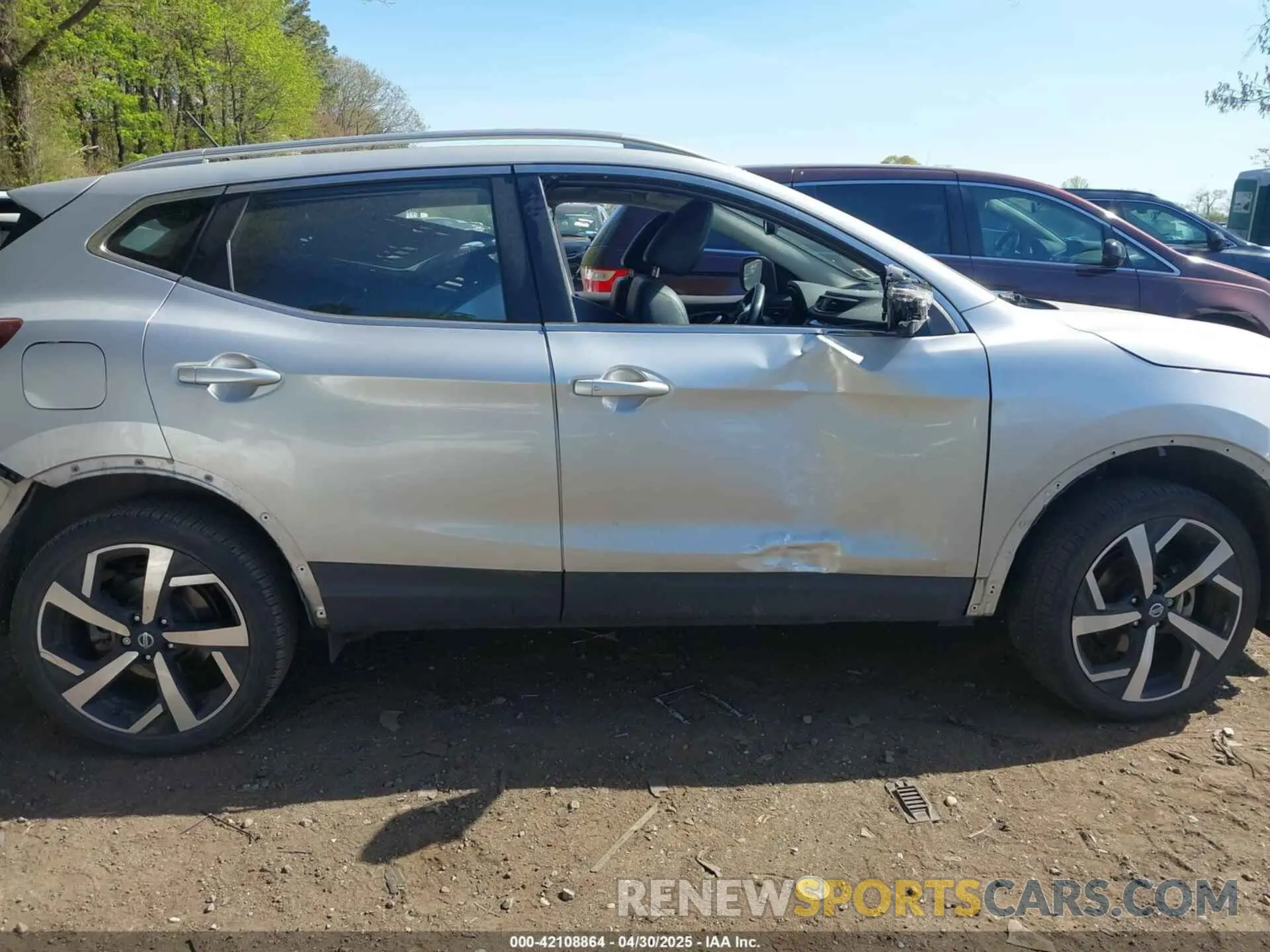 14 fotografías del automóvil dañado JN1BJ1CW9MW663293 NISSAN ROGUE SPORT 2021