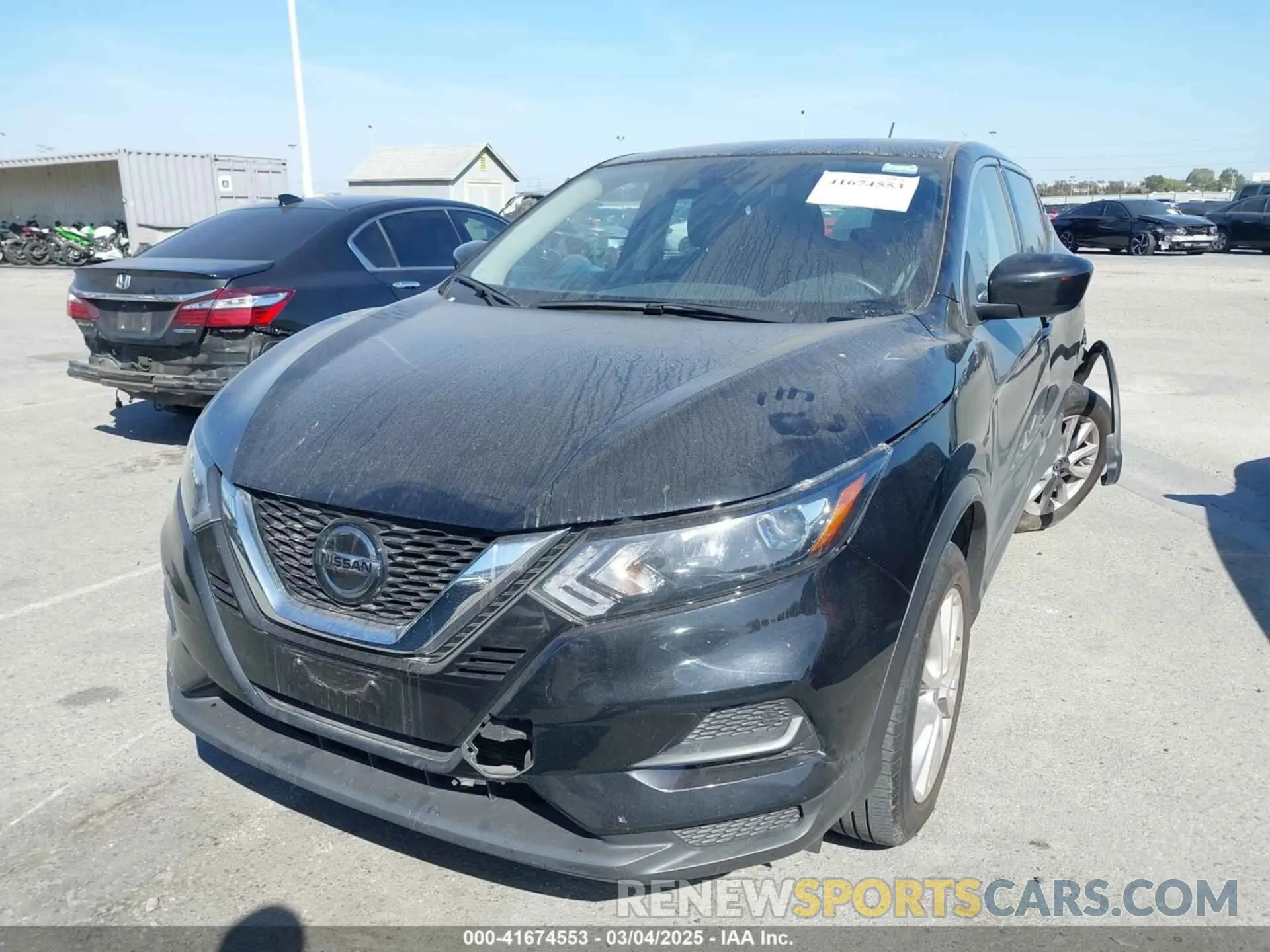 2 fotografías del automóvil dañado JN1BJ1AV0NW345140 NISSAN ROGUE SPORT 2022