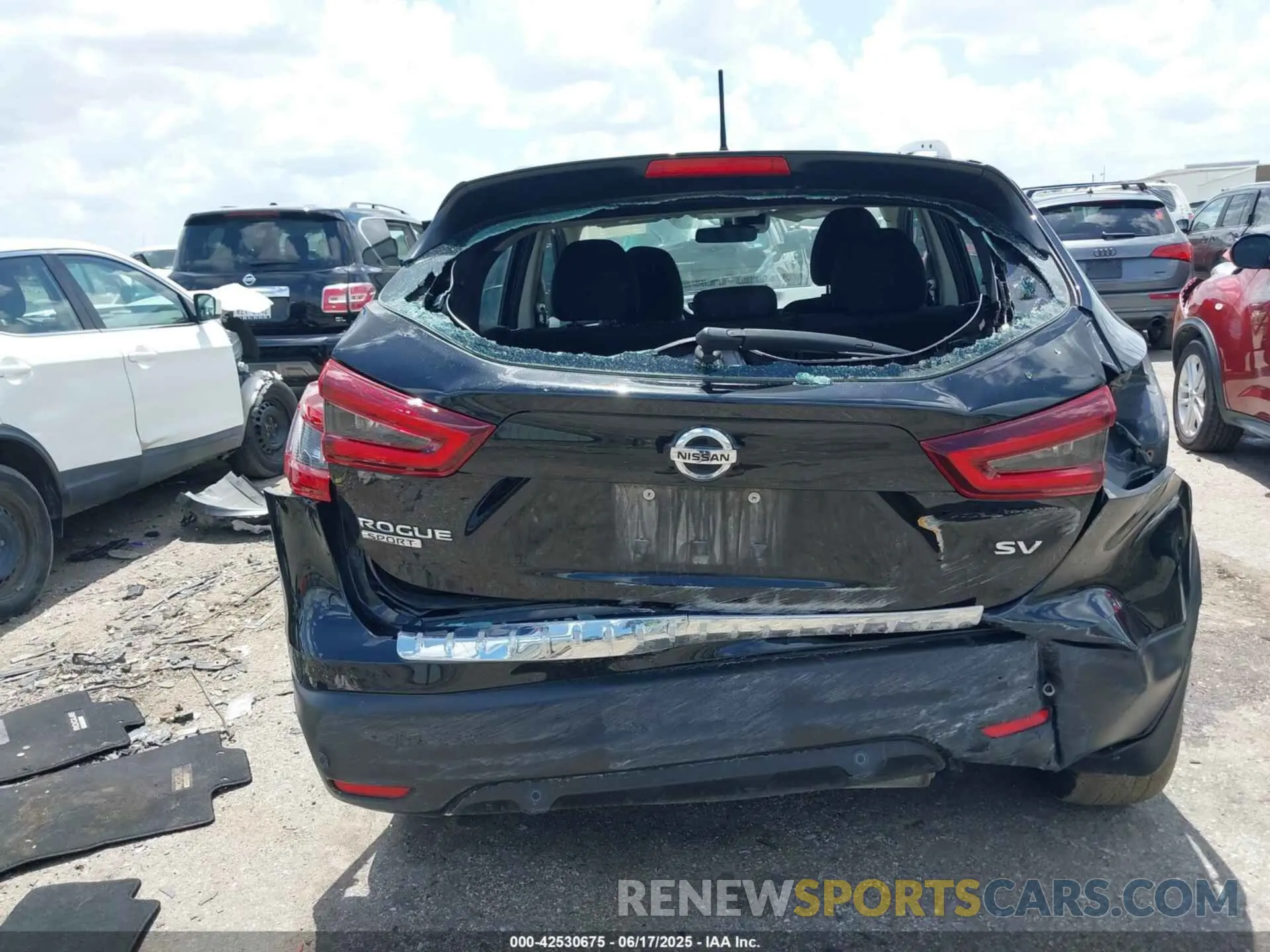 16 fotografías del automóvil dañado JN1BJ1BV7NW348910 NISSAN ROGUE SPORT 2022