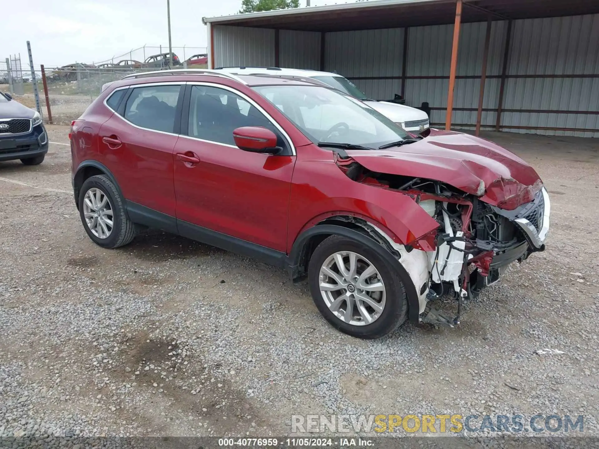 1 fotografías del automóvil dañado JN1BJ1BV9NW343126 NISSAN ROGUE SPORT 2022
