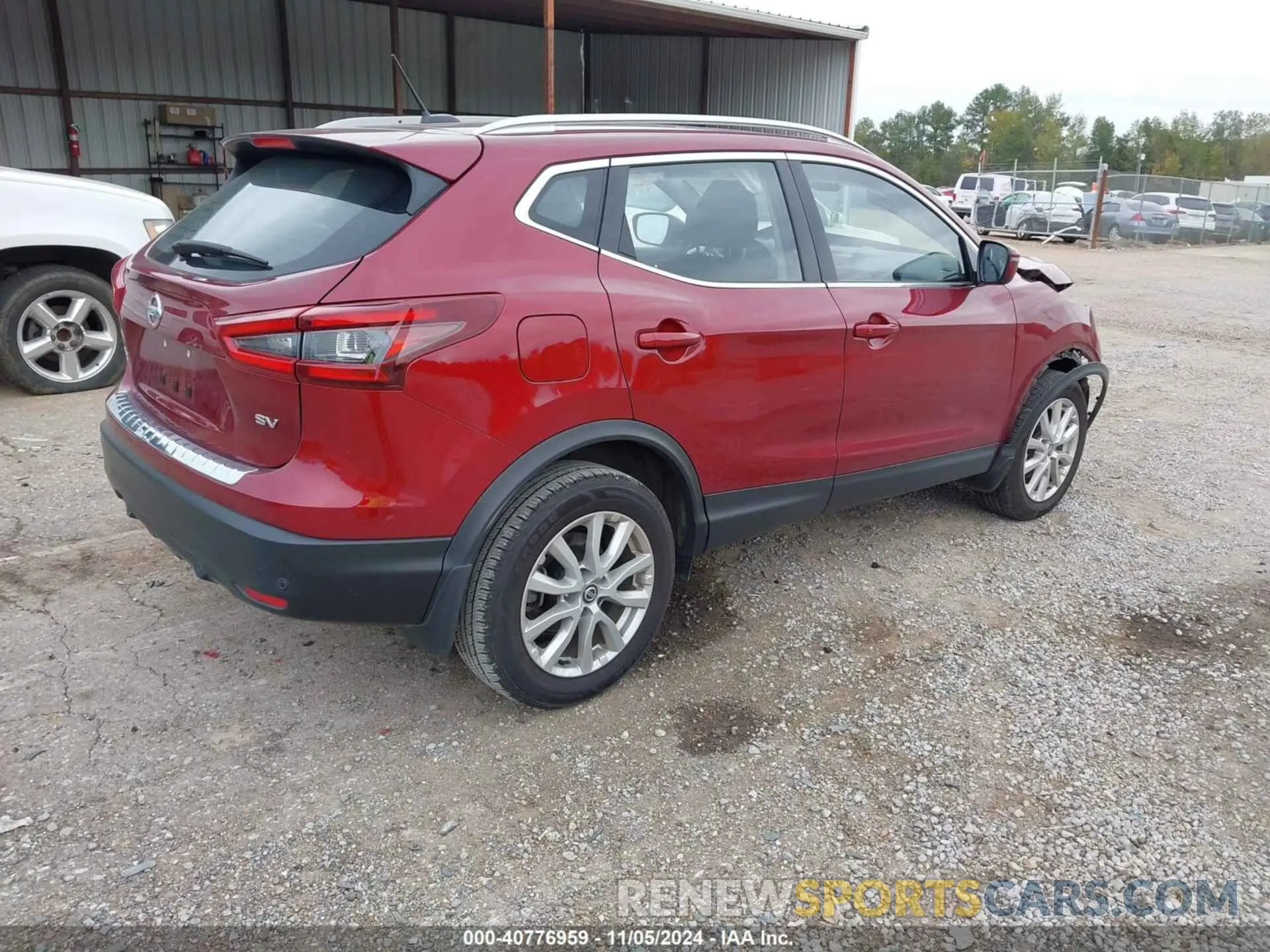 4 fotografías del automóvil dañado JN1BJ1BV9NW343126 NISSAN ROGUE SPORT 2022