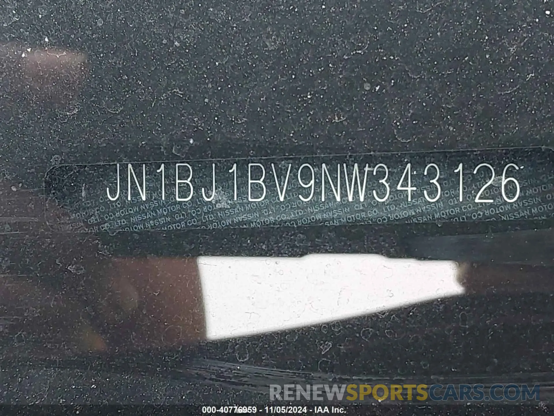9 fotografías del automóvil dañado JN1BJ1BV9NW343126 NISSAN ROGUE SPORT 2022