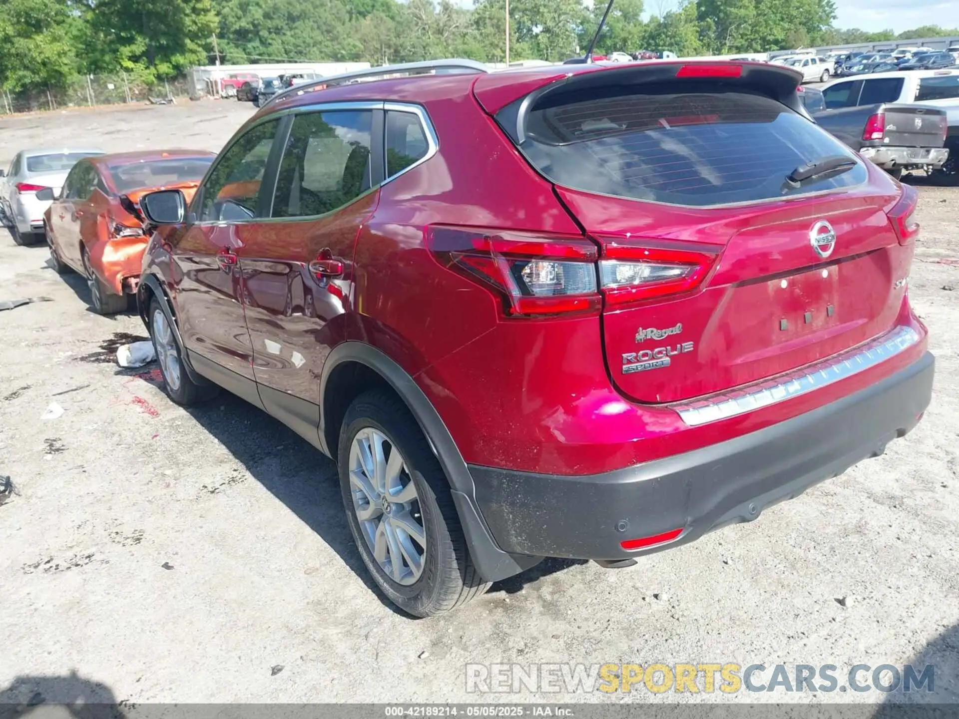 3 fotografías del automóvil dañado JN1BJ1BW0NW487706 NISSAN ROGUE SPORT 2022