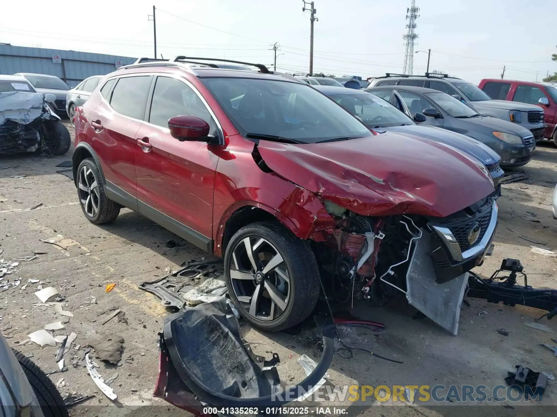 1 fotografías del automóvil dañado JN1BJ1CV2NW351390 NISSAN ROGUE SPORT 2022