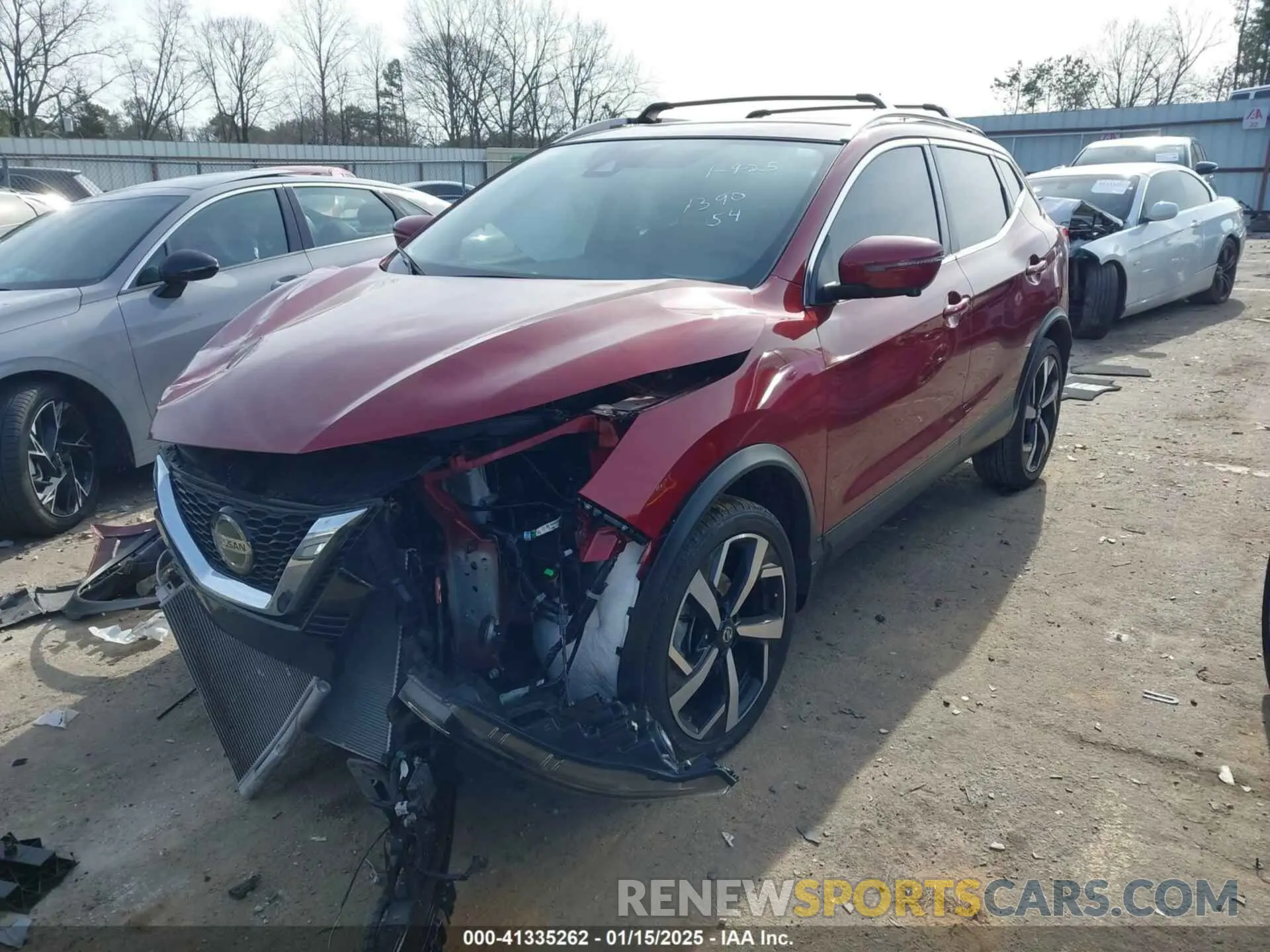 2 fotografías del automóvil dañado JN1BJ1CV2NW351390 NISSAN ROGUE SPORT 2022
