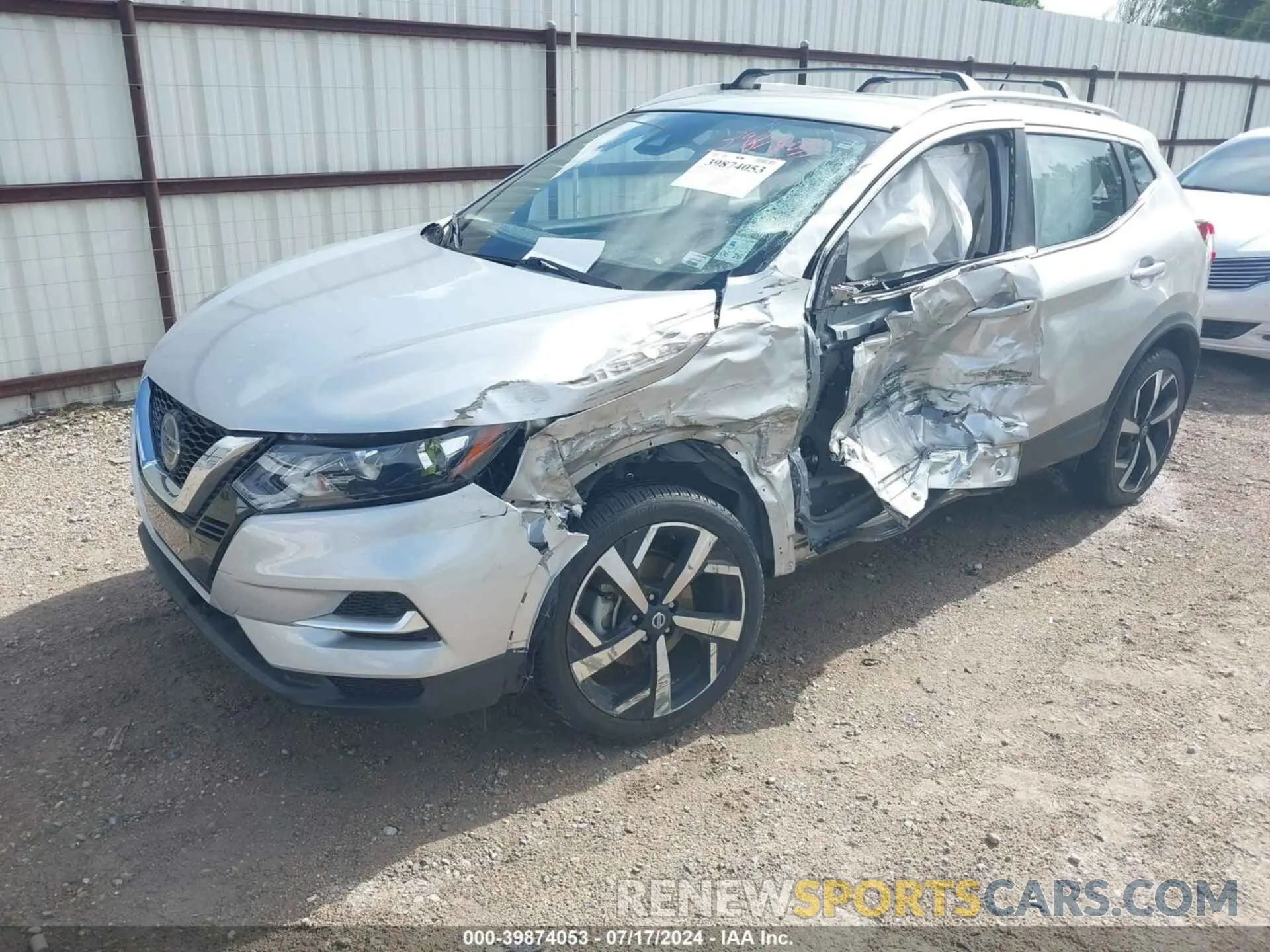 2 fotografías del automóvil dañado JN1BJ1CV8NW341284 NISSAN ROGUE SPORT 2022