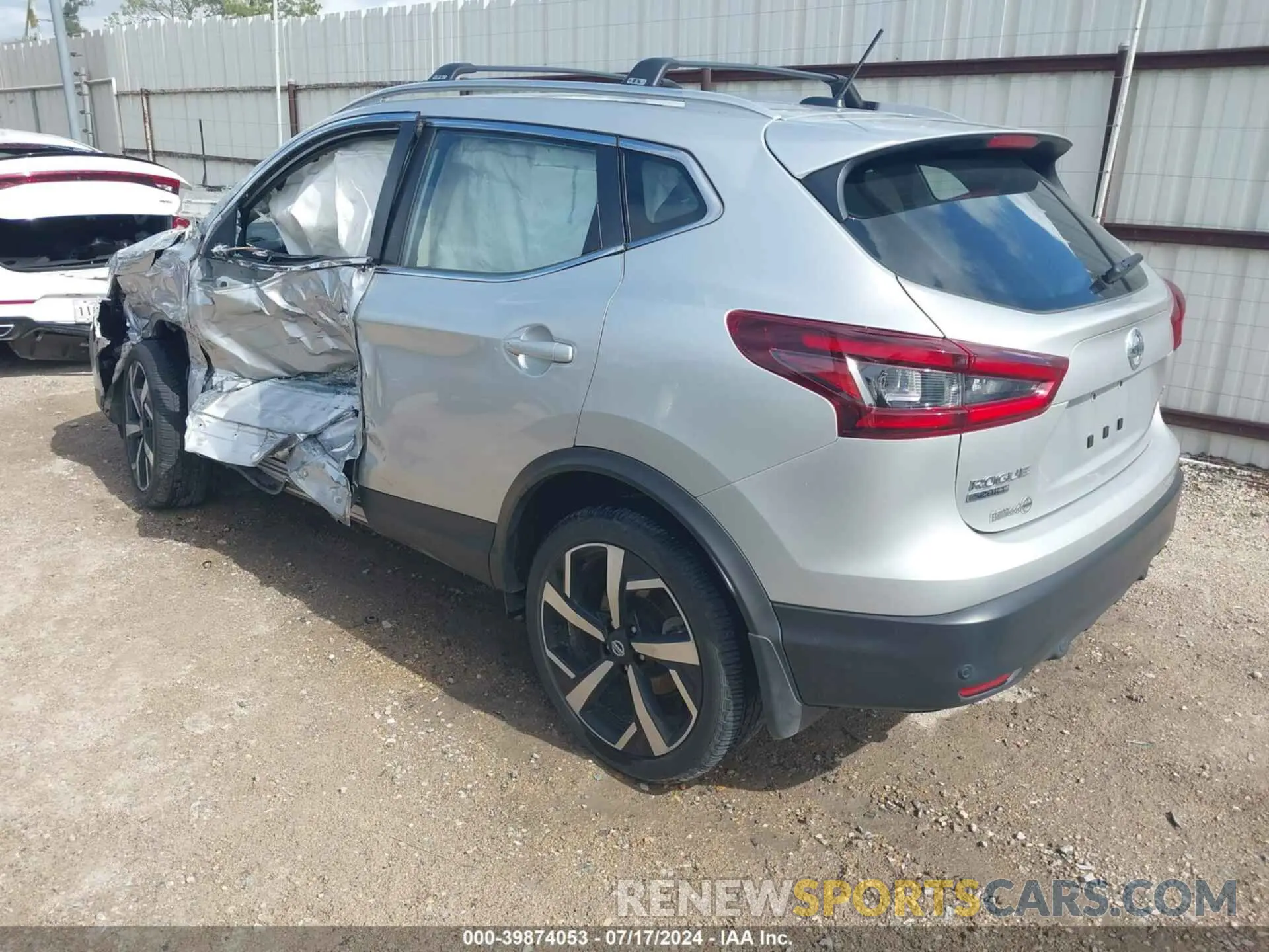 3 fotografías del automóvil dañado JN1BJ1CV8NW341284 NISSAN ROGUE SPORT 2022
