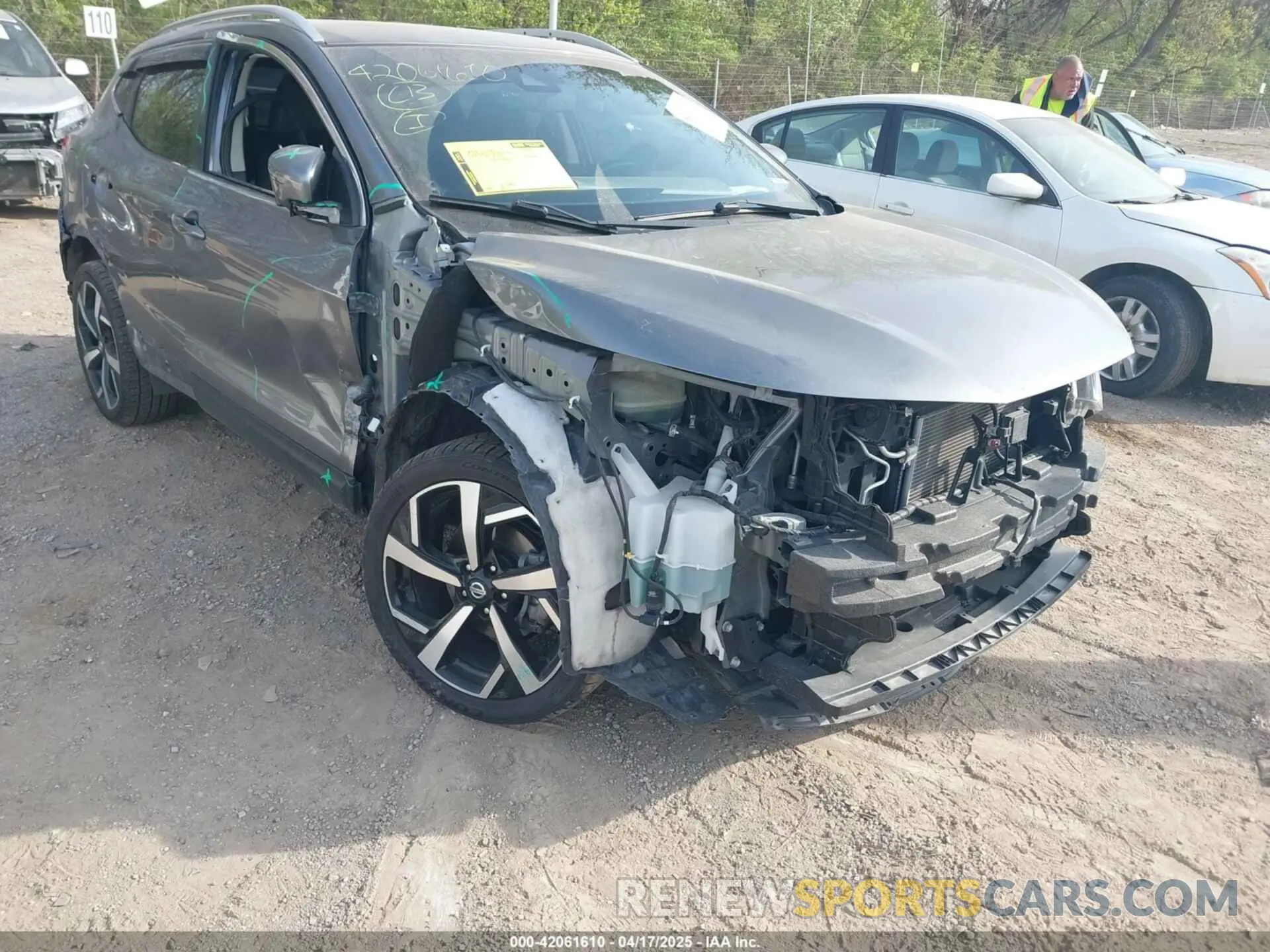 6 fotografías del automóvil dañado JN1BJ1CW9NW497519 NISSAN ROGUE SPORT 2022