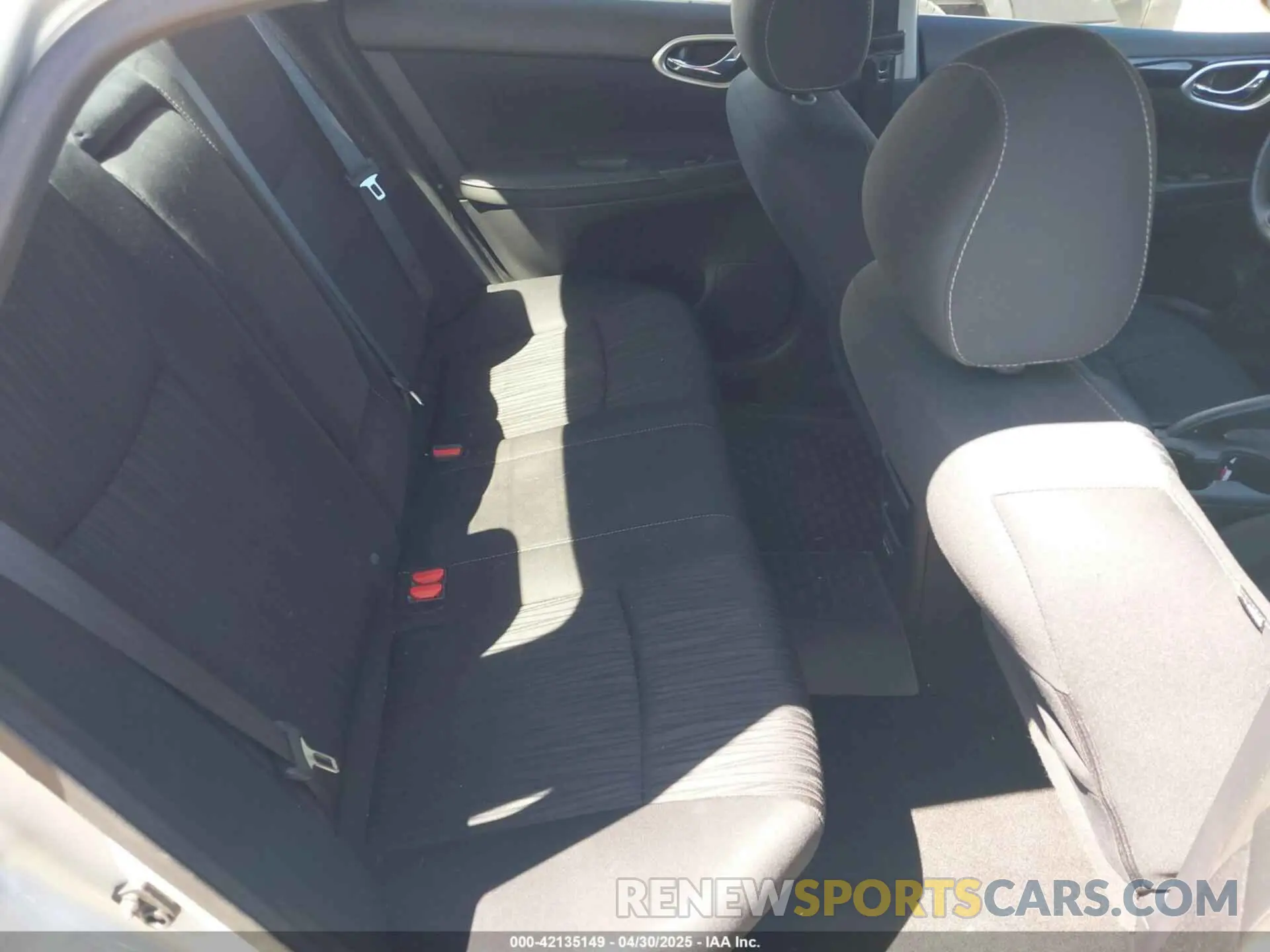 8 fotografías del automóvil dañado 3N1AB7AP0KL603025 NISSAN SENTRA 2019